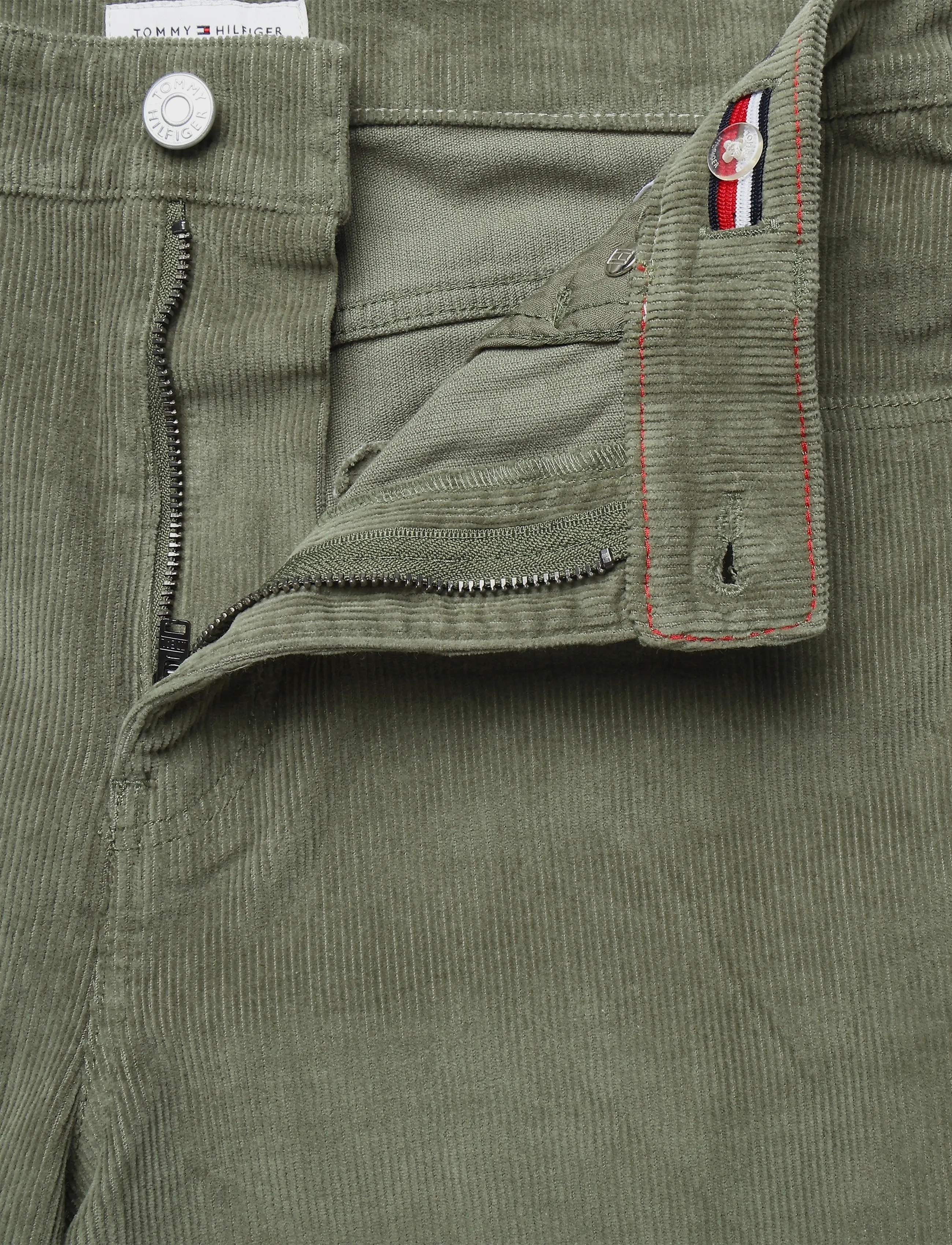 Tommy Hilfiger - RELAXED FIT CORD PANT - byxor - ghost fern - 2