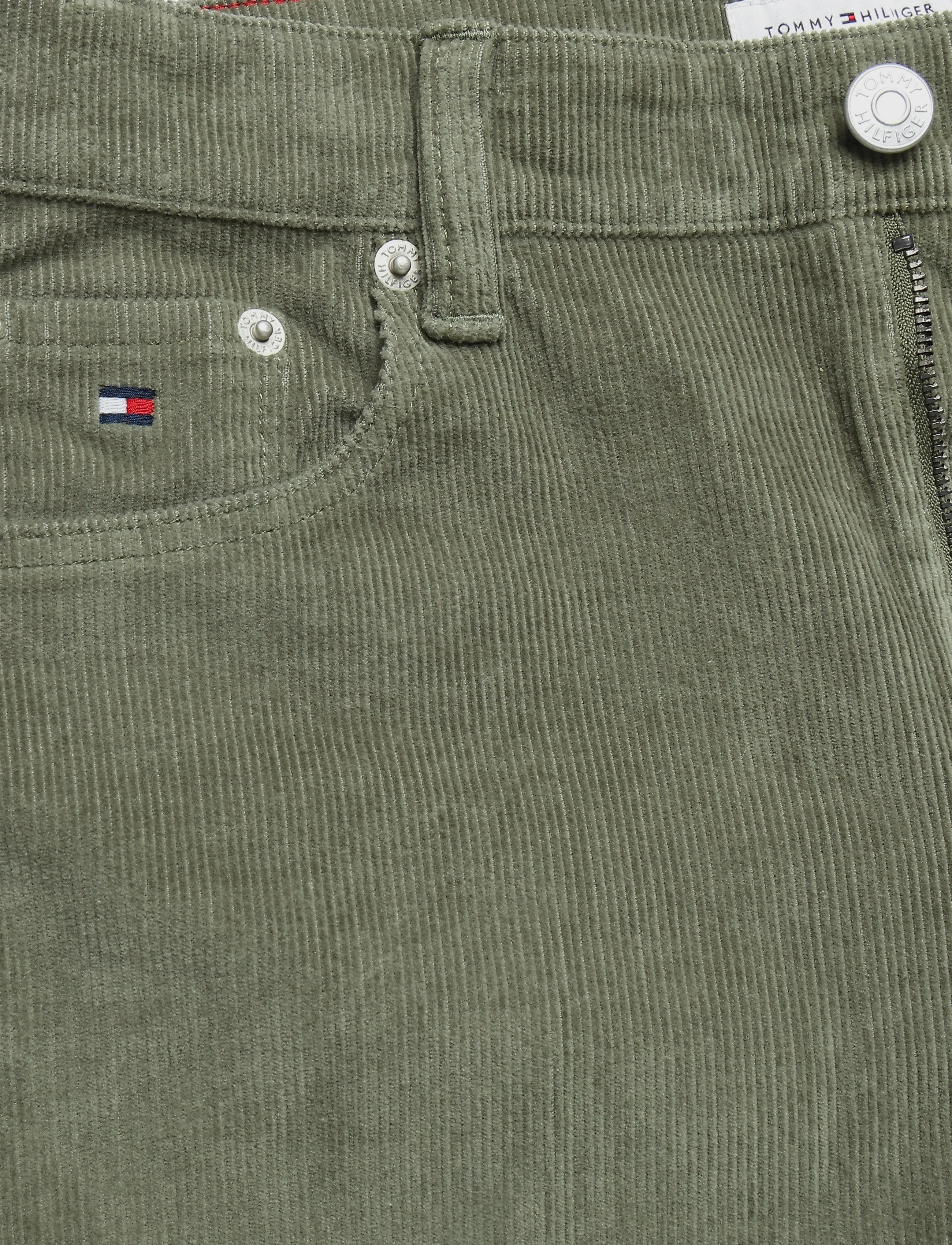 Tommy Hilfiger - RELAXED FIT CORD PANT - byxor - ghost fern - 4