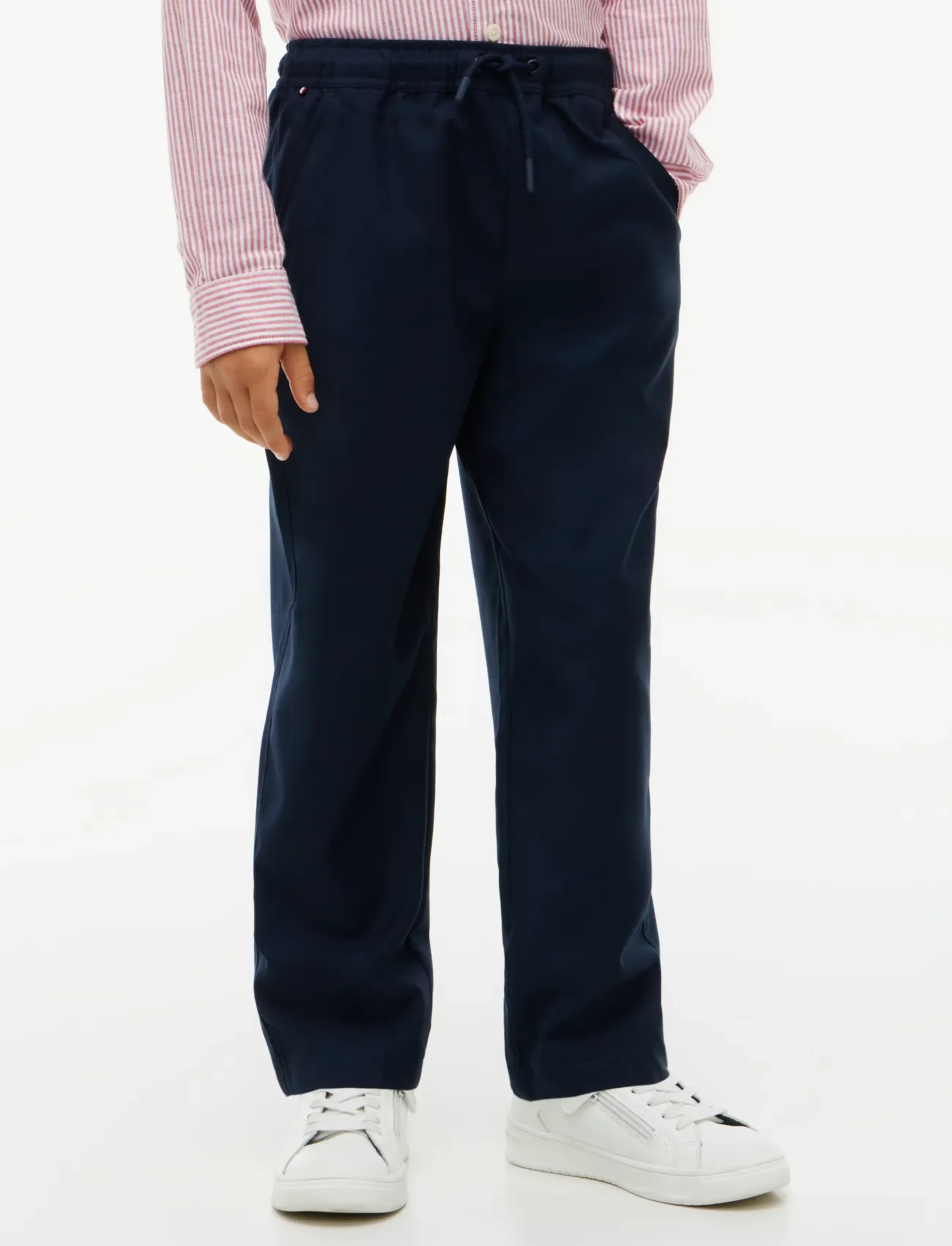 Tommy Hilfiger - FESTIVE PULL ON PANT - trousers - dark blue - 0