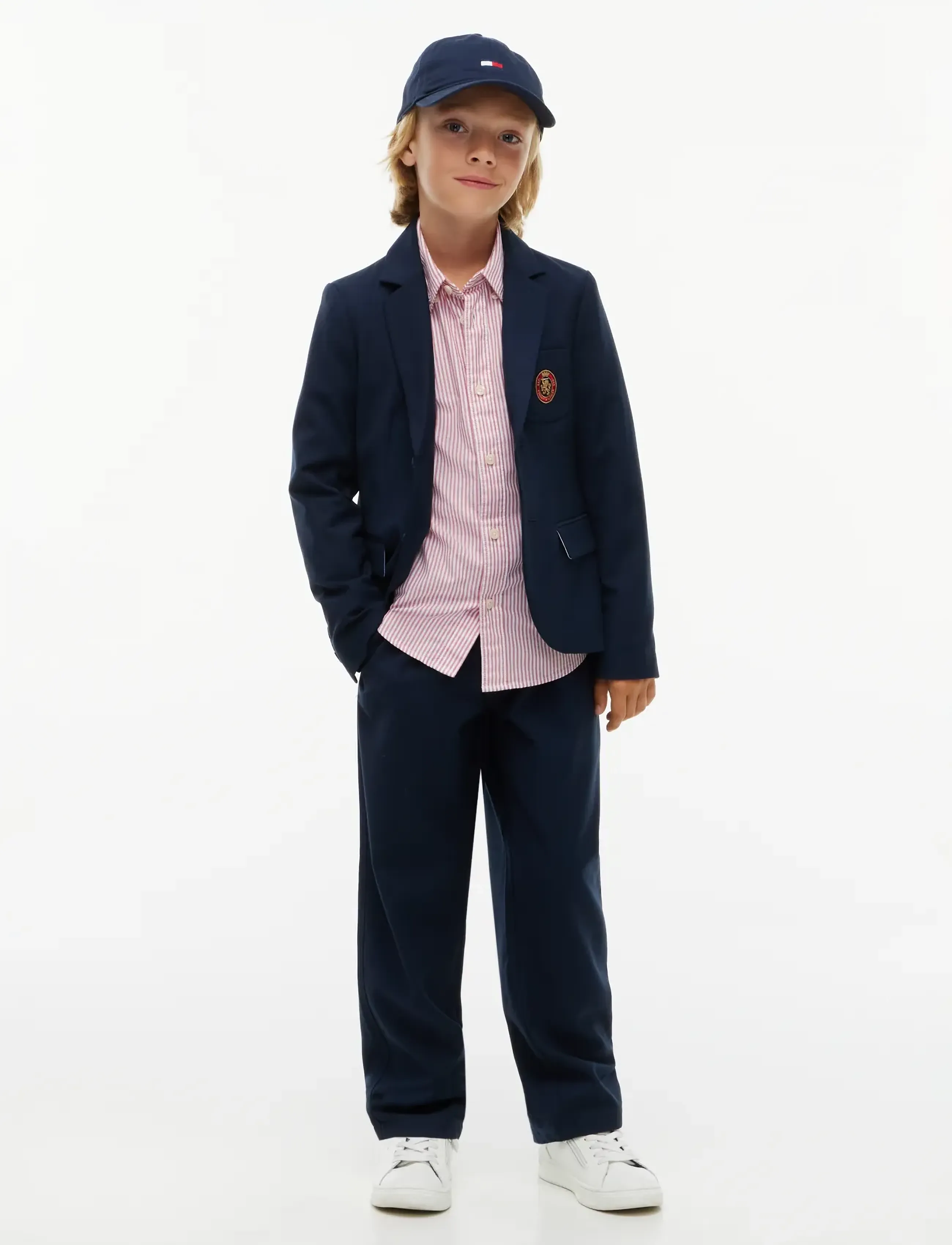 Tommy Hilfiger - FESTIVE PULL ON PANT - trousers - dark blue - 4