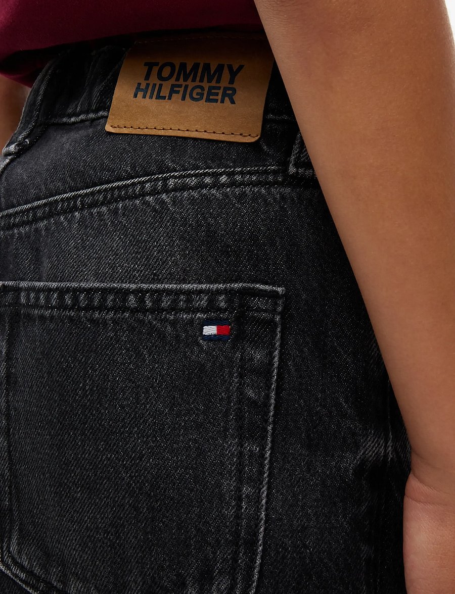 Tommy Hilfiger - BARREL BLACK - loose jeans - blackused - 4
