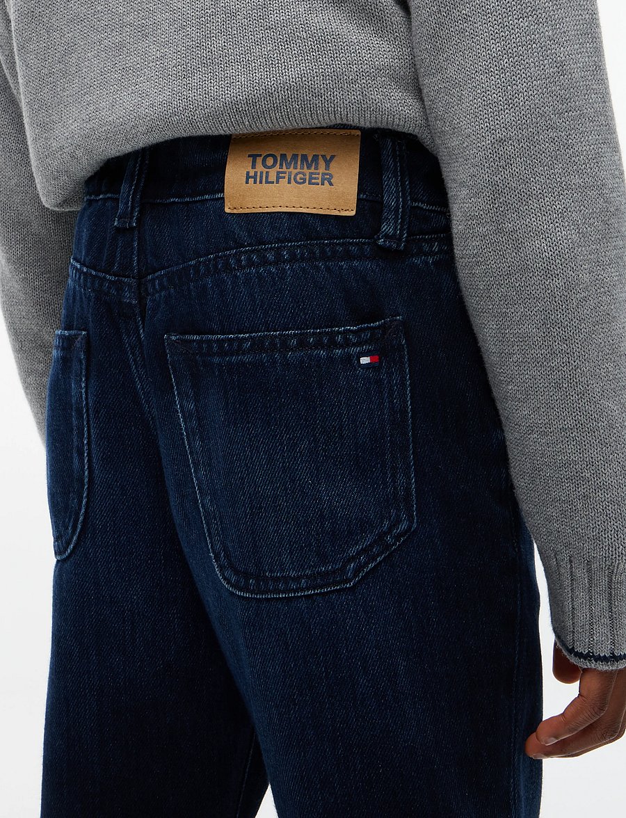 Tommy Hilfiger - STRAIGHT BLUE BLACK - regular jeans - blueblack - 5