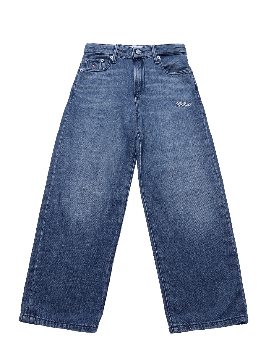 Tommy Hilfiger - BAGGY VARSITY - loose jeans - darkusedvarsity - 0