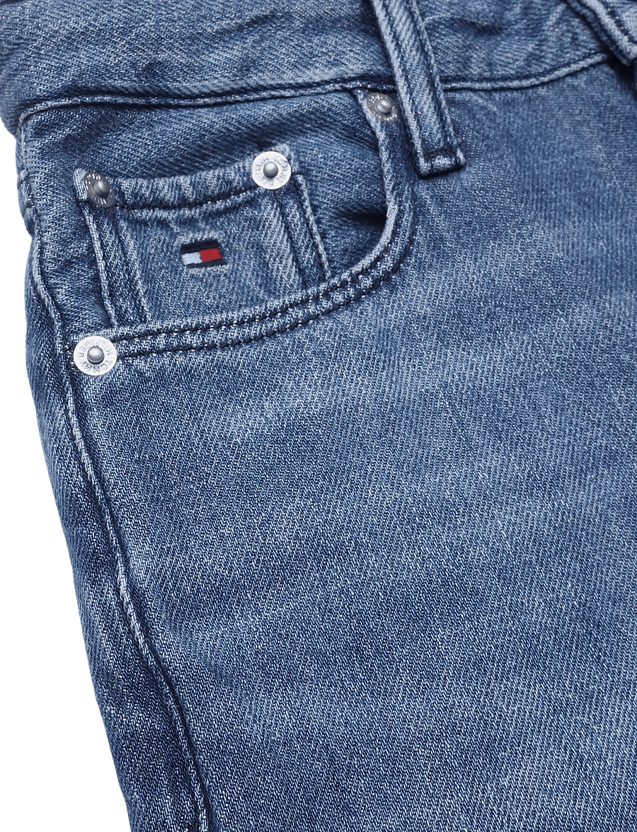 Tommy Hilfiger - BAGGY VARSITY - loose jeans - darkusedvarsity - 4