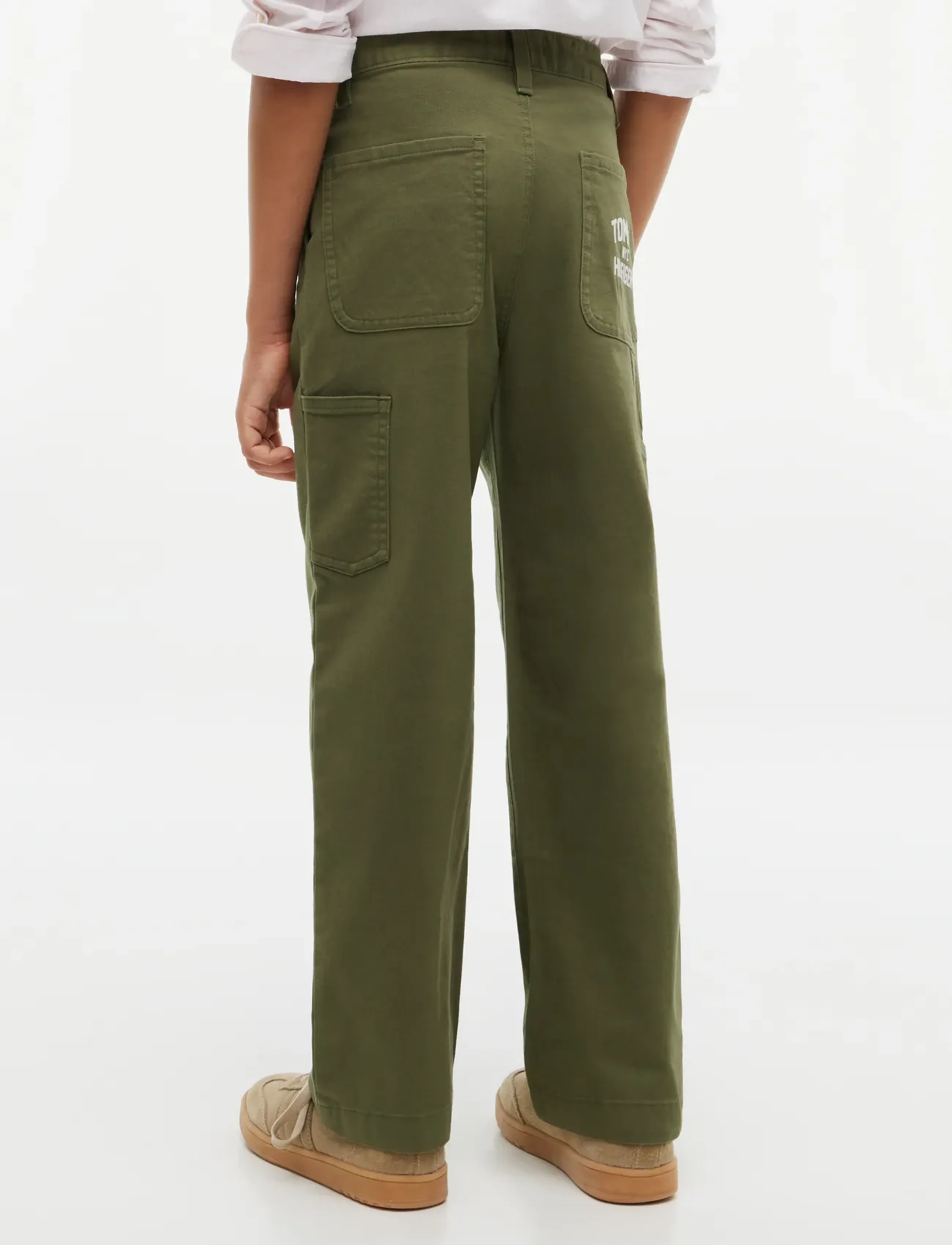 Tommy Hilfiger - RELAXED HERRINGBONE TWILL PANT - chinos - ghost fern - 2