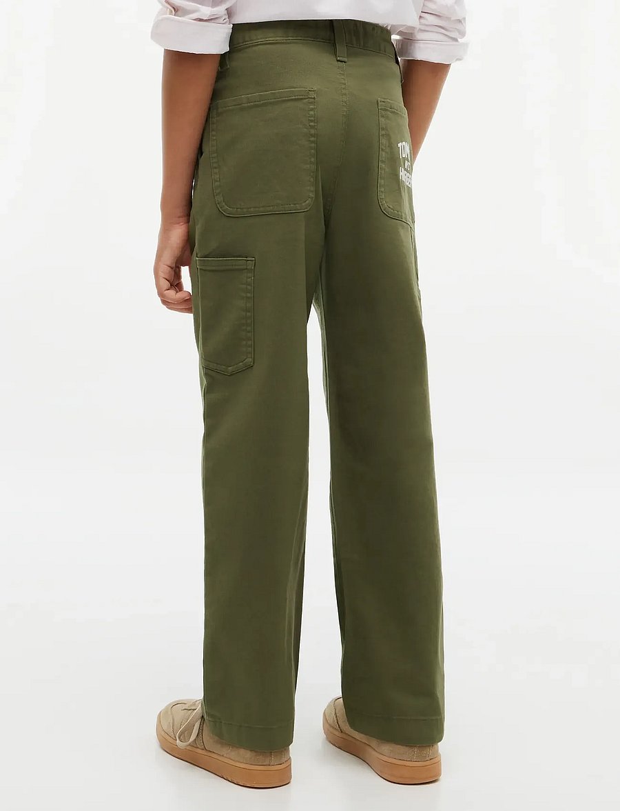 Tommy Hilfiger - RELAXED HERRINGBONE TWILL PANT - chinos - ghost fern - 2