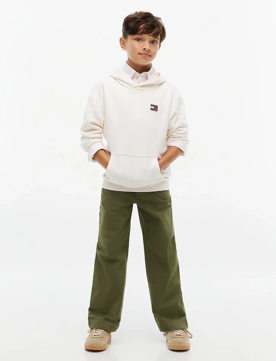 Tommy Hilfiger - RELAXED HERRINGBONE TWILL PANT - chinos - ghost fern - 3