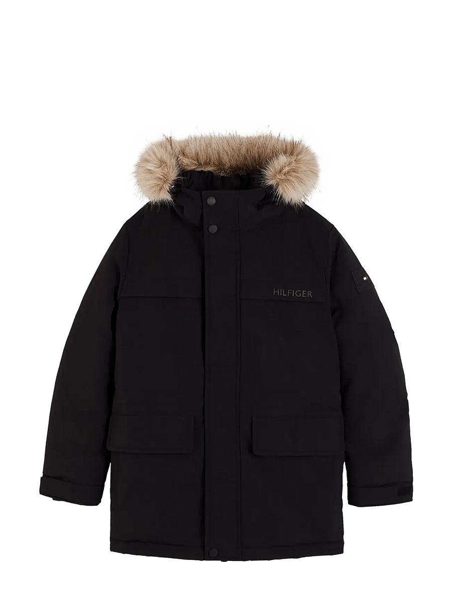 Tommy Hilfiger - PADDED PARKA - parkas - black - 0