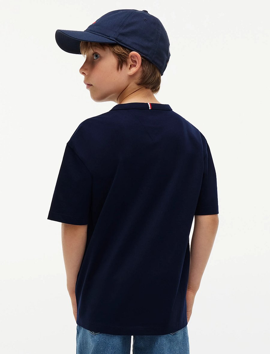 Tommy Hilfiger - TH LOGO TEE - lühikeste varrukatega t-särgid - dark blue - 2