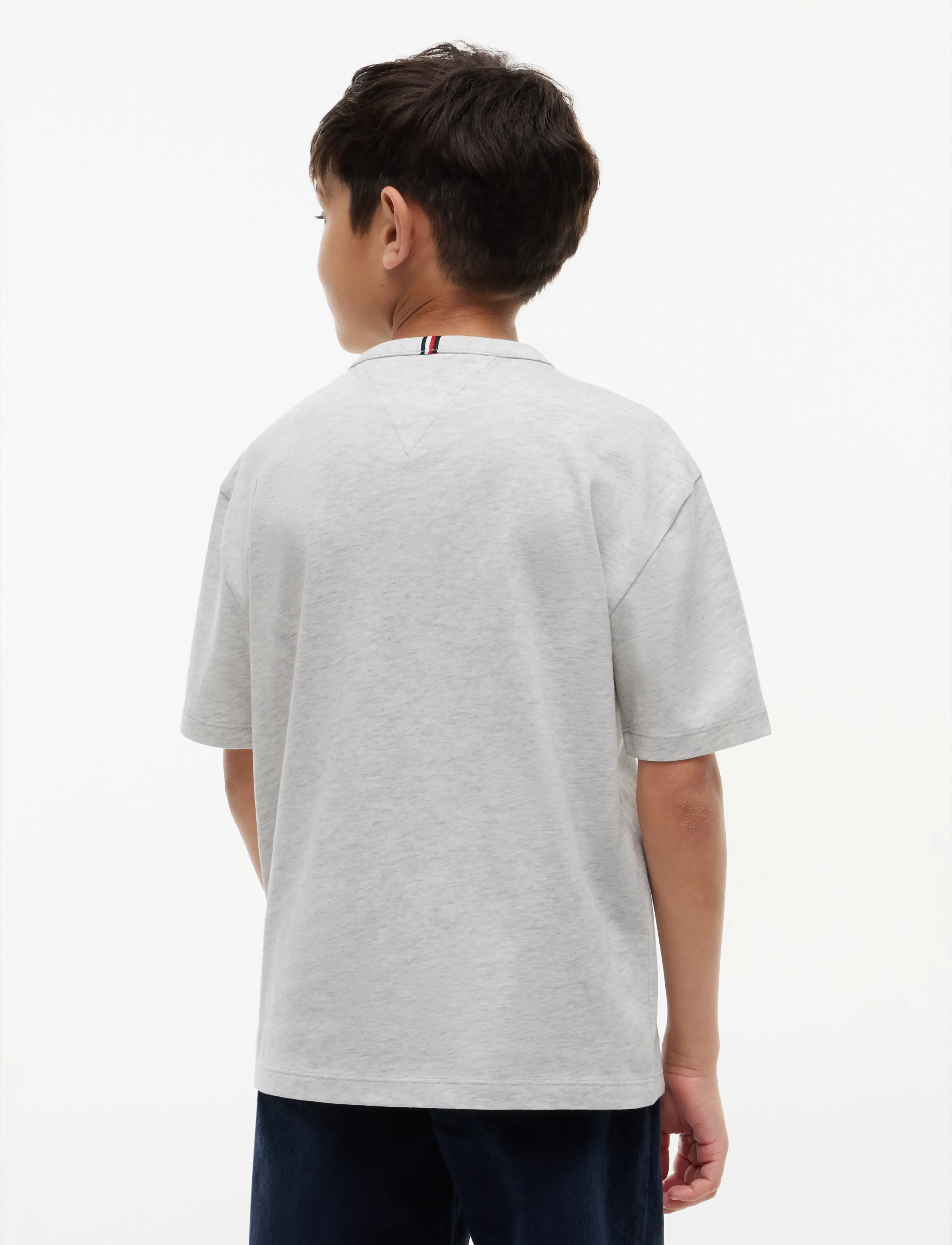 Tommy Hilfiger - TH LOGO TEE - kurzärmelige - heather grey - 2