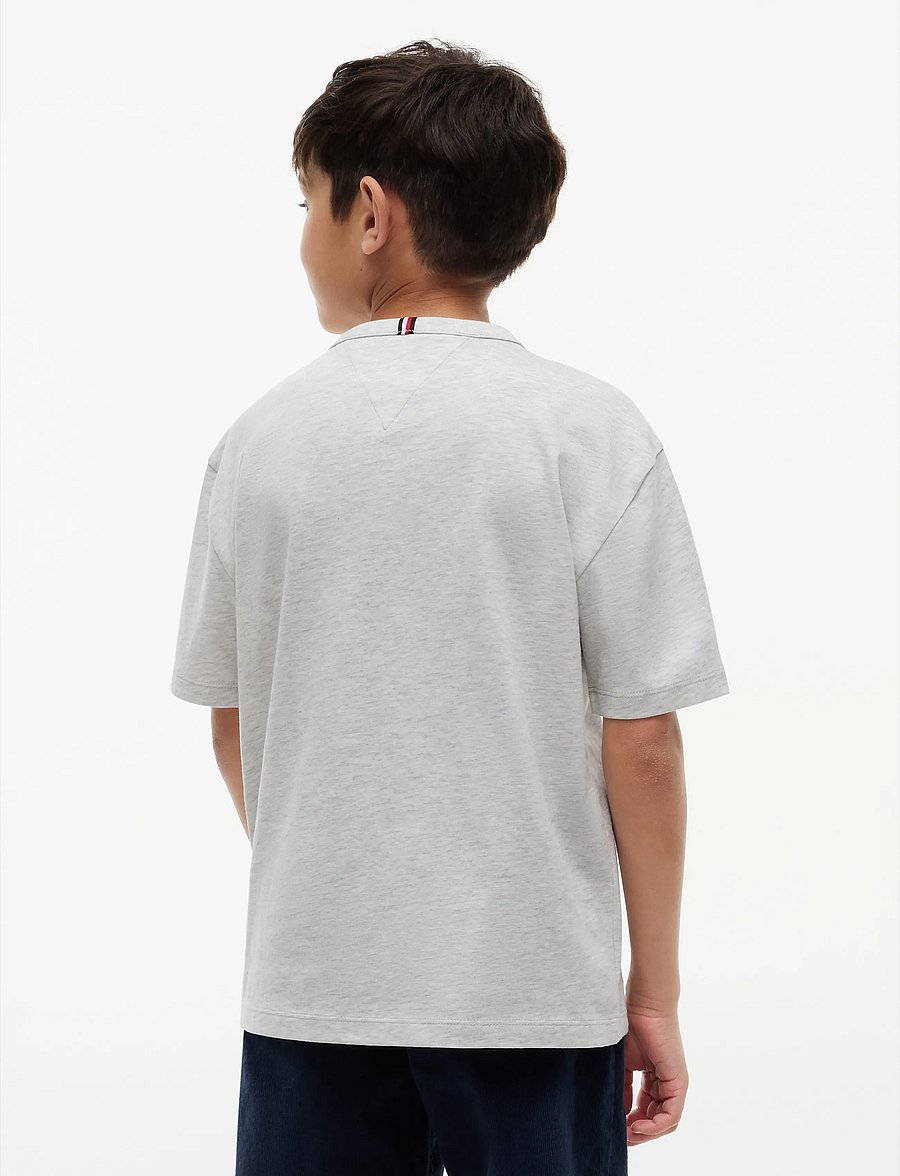 Tommy Hilfiger - TH LOGO TEE - kurzärmelige - heather grey - 2