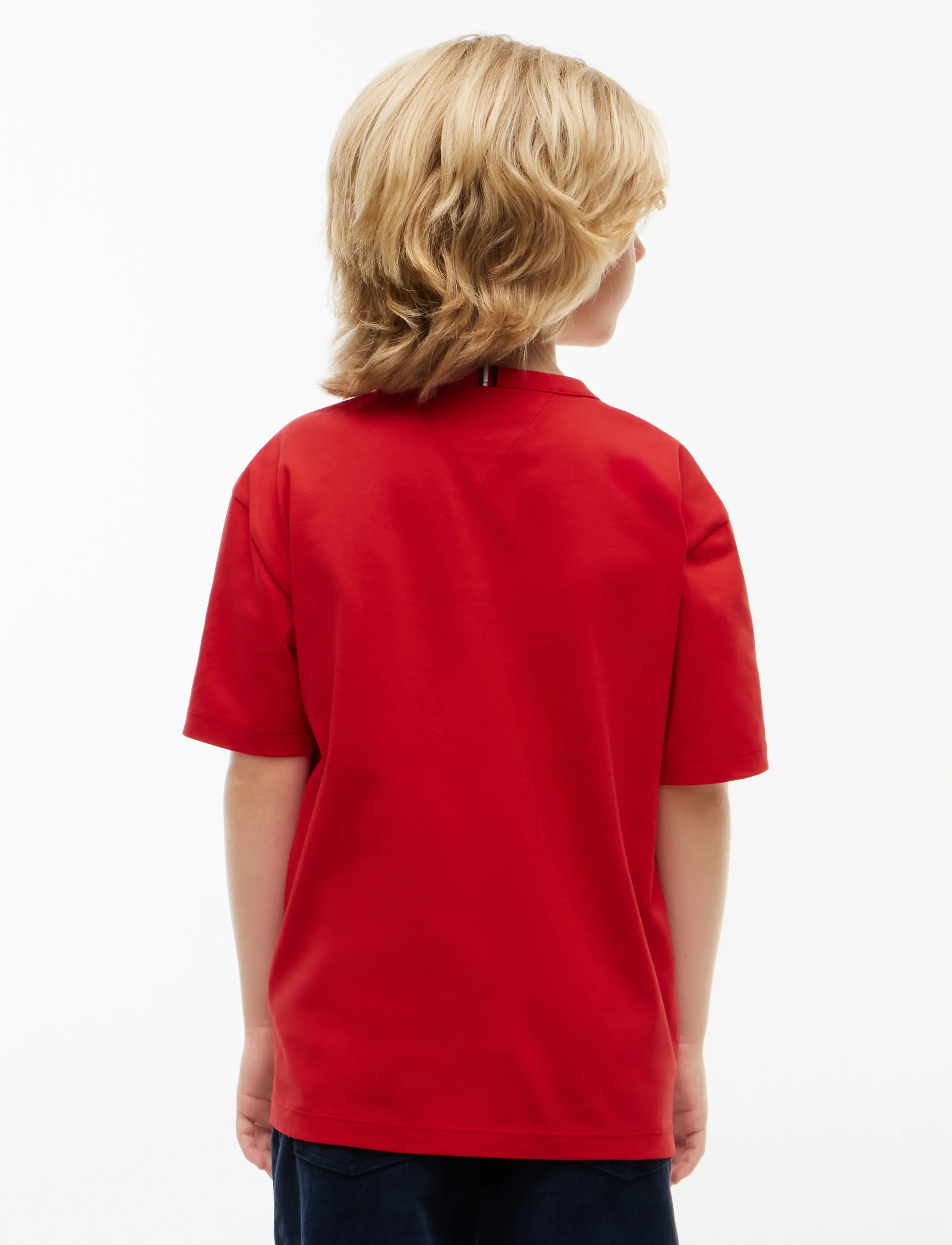 Tommy Hilfiger - TH LOGO TEE - kurzärmelige - red glare - 2
