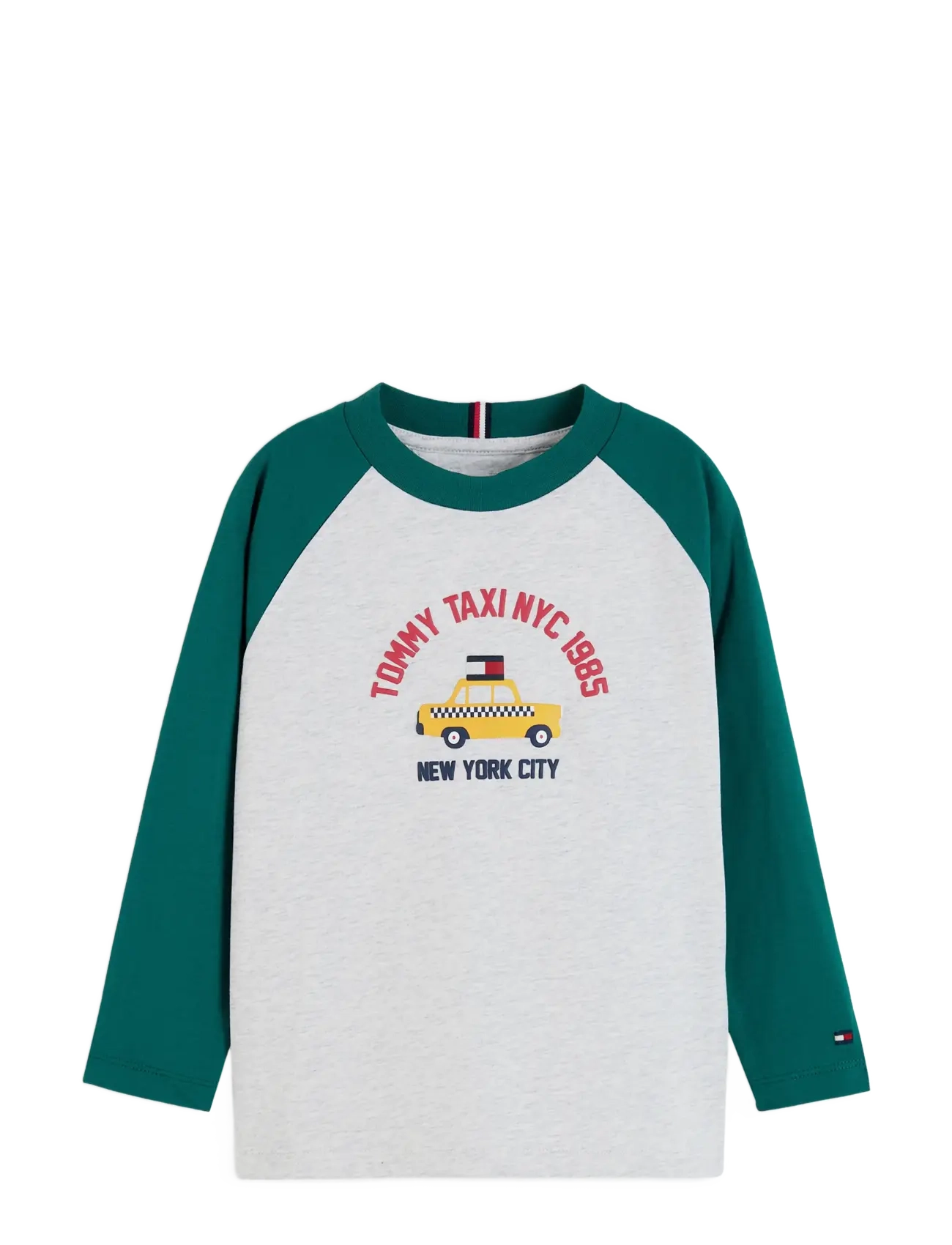 Tommy Hilfiger LB RAGLAN T-SHIRT LS - Shop by age - RURAL GREEN / green