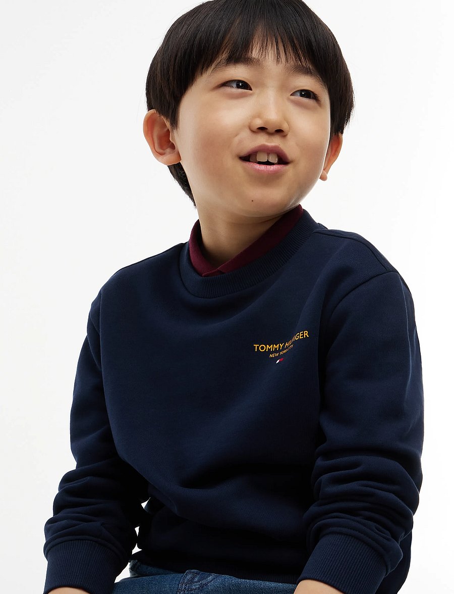 Tommy Hilfiger - ESSENTIAL LOGO SWEATSHIRT - sweatshirts - dark blue - 3