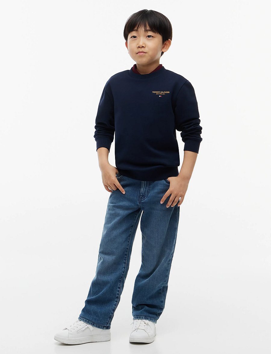 Tommy Hilfiger - ESSENTIAL LOGO SWEATSHIRT - sweatshirts - dark blue - 4