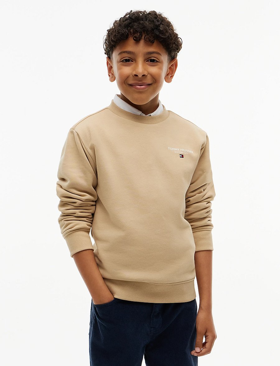 Tommy Hilfiger - ESSENTIAL LOGO SWEATSHIRT - gentle gold - 0
