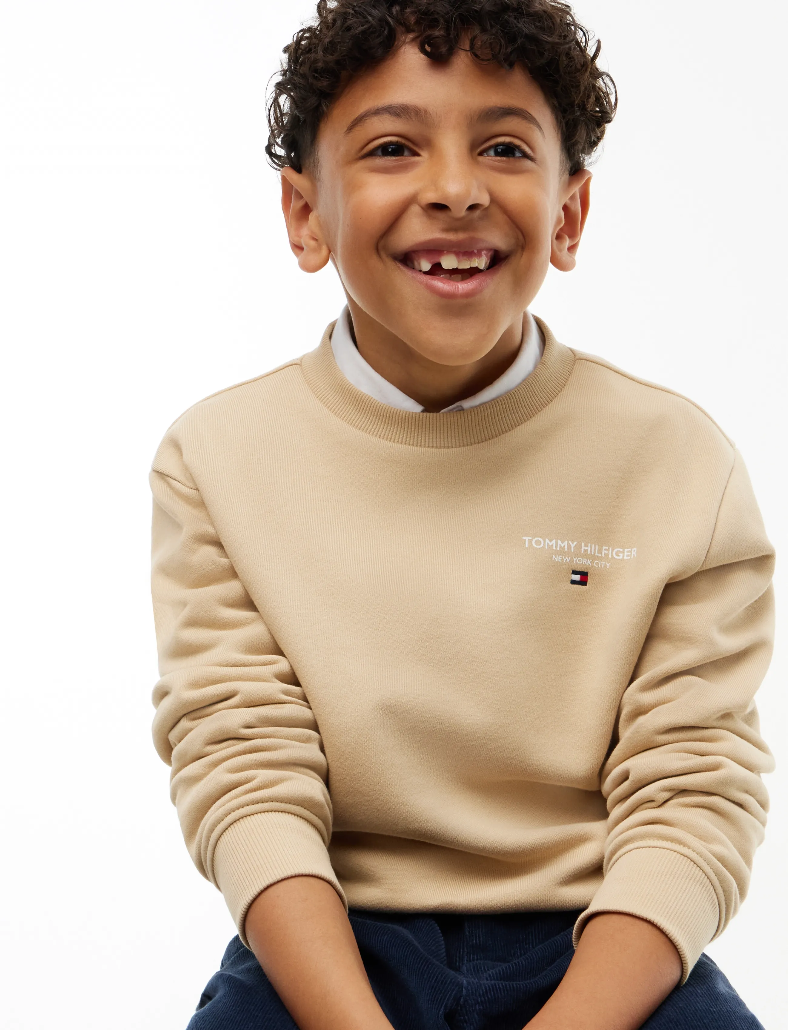 Tommy Hilfiger - ESSENTIAL LOGO SWEATSHIRT - gentle gold - 3