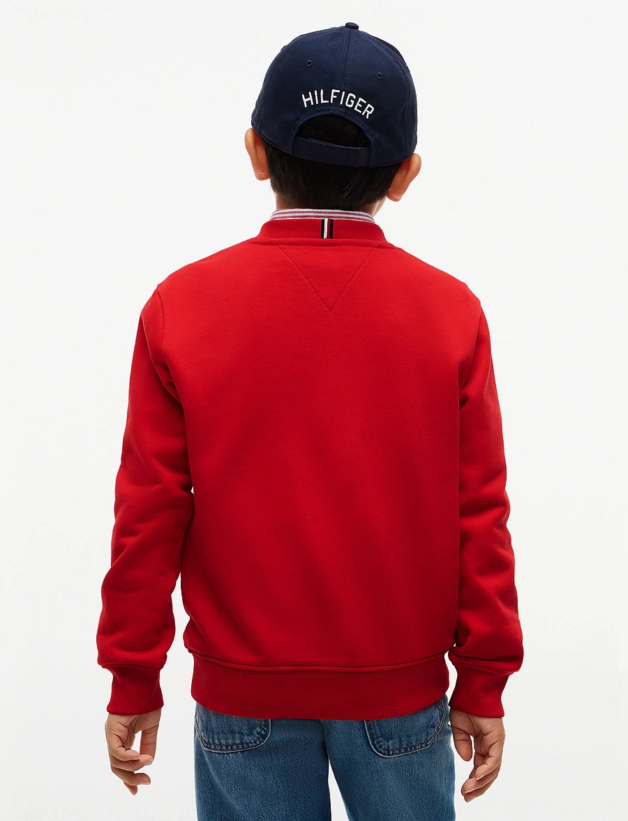 Tommy Hilfiger - ESSENTIAL LOGO SWEATSHIRT - sweatshirts - red glare - 2