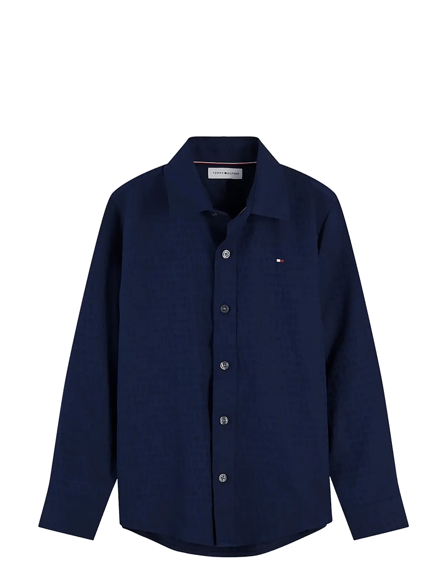 Tommy Hilfiger - DIWALI AOP JACQUARD SHIRT - carbon navy - 1