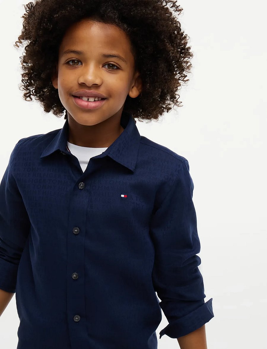 Tommy Hilfiger - DIWALI AOP JACQUARD SHIRT - carbon navy - 3