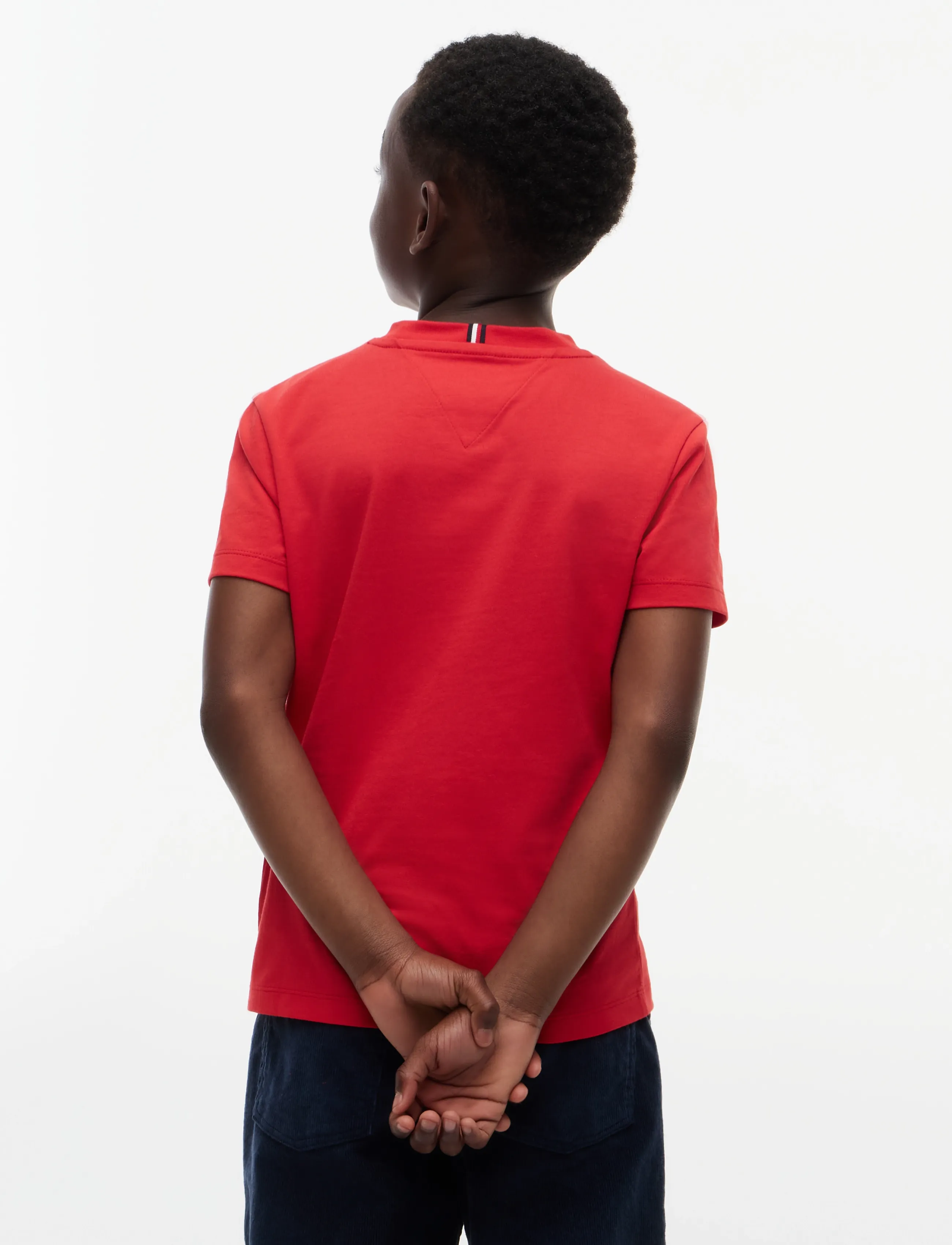 Tommy Hilfiger - HILFIGER FLAG GRAPHIC TEE - kortärmade t-shirts - red glare - 2