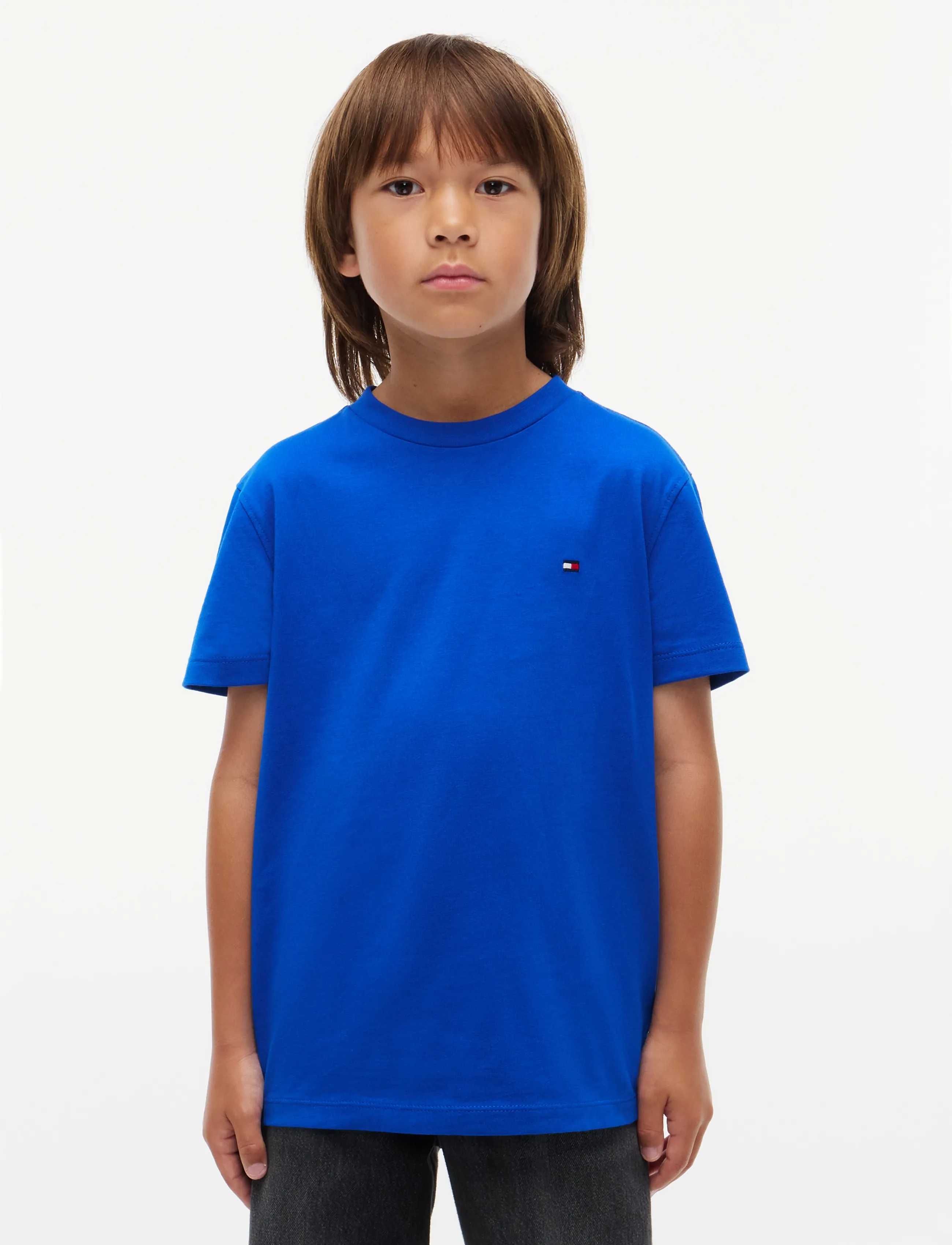 Tommy Hilfiger ESSENTIAL COTTON REG FIT TEE SS - T-shirts - VIBRANT BLUE / blue