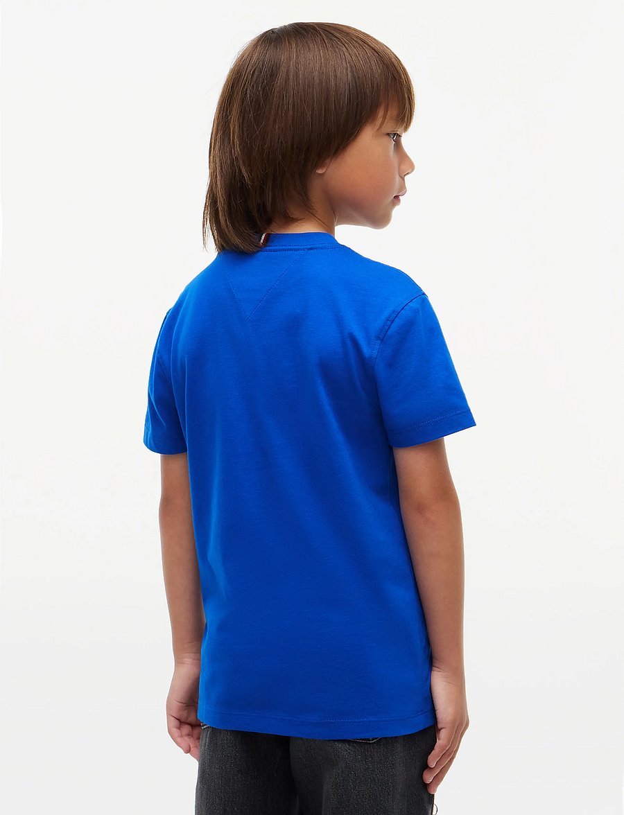 Tommy Hilfiger - ESSENTIAL COTTON REG FIT TEE SS - short-sleeved t-shirts - vibrant blue - 2