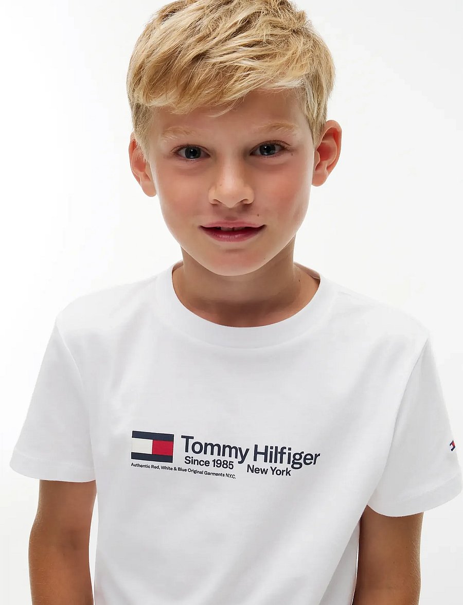 Tommy Hilfiger - BRAND LOVE WORDMARK TEE S/S - kurzärmelige - white - 3