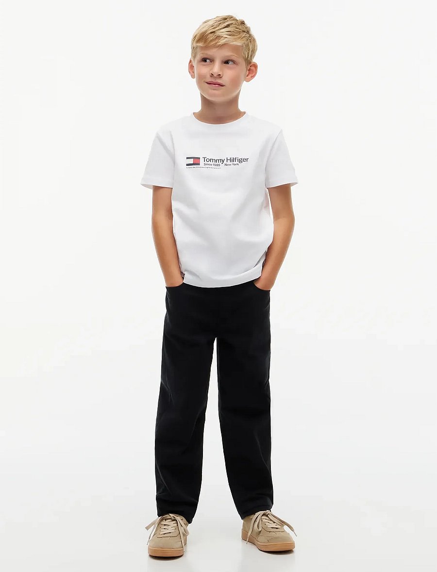 Tommy Hilfiger - BRAND LOVE WORDMARK TEE S/S - kurzärmelige - white - 4