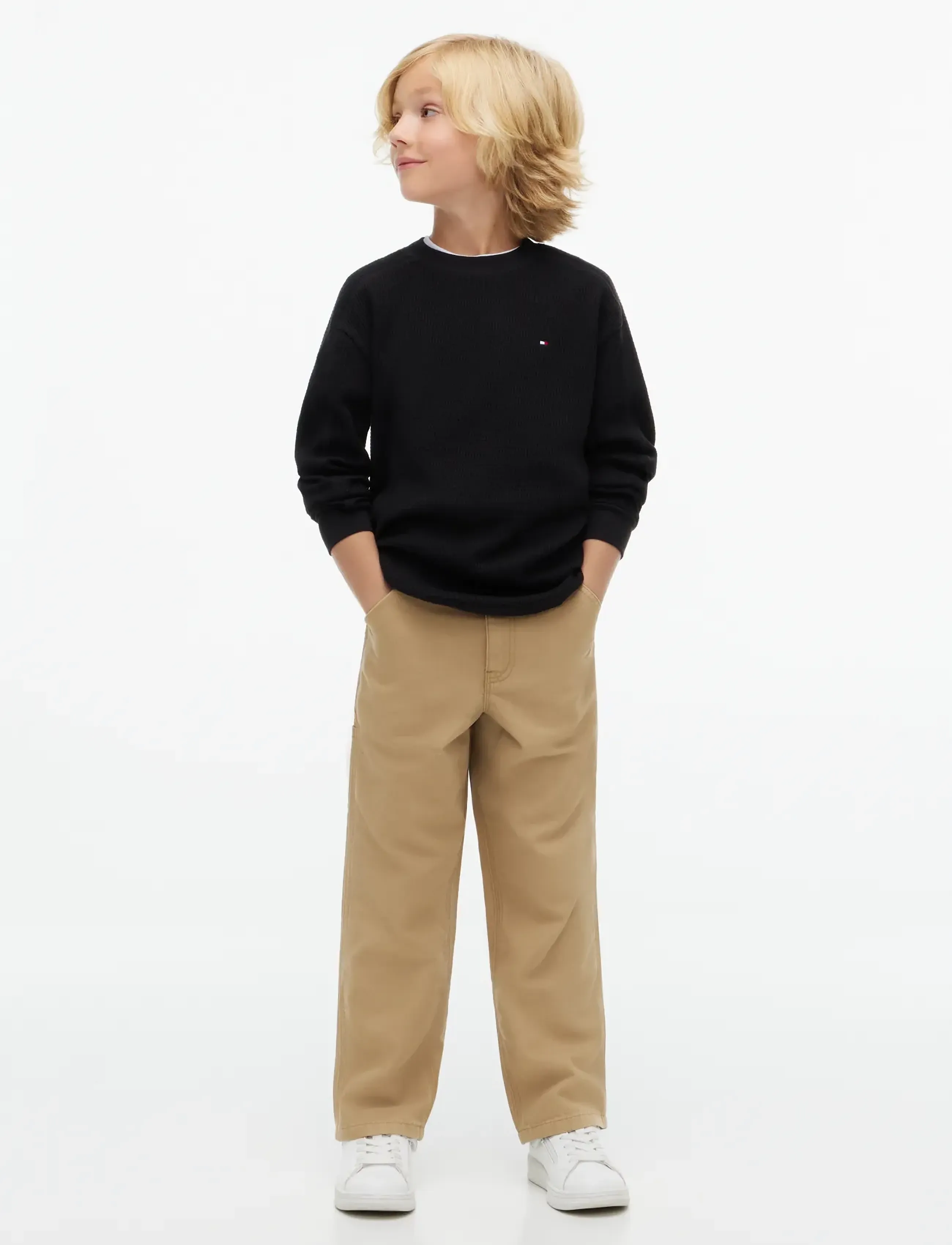 Tommy Hilfiger - ESSENTIAL WAFFLE LS - langärmelig - black - 4