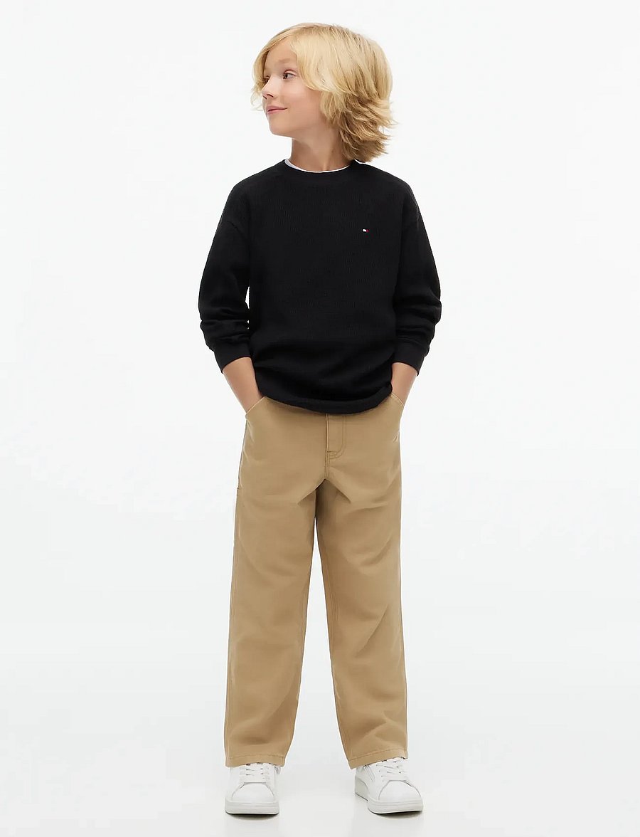 Tommy Hilfiger - ESSENTIAL WAFFLE LS - langärmelig - black - 4