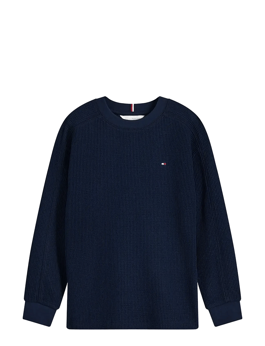 Tommy Hilfiger - ESSENTIAL WAFFLE LS - langärmelig - dark blue - 1
