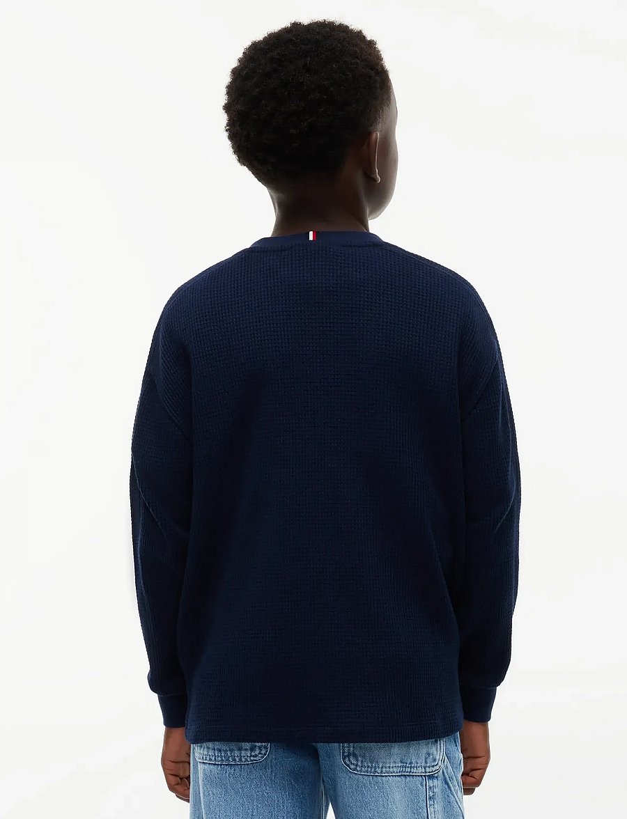 Tommy Hilfiger - ESSENTIAL WAFFLE LS - langärmelig - dark blue - 2