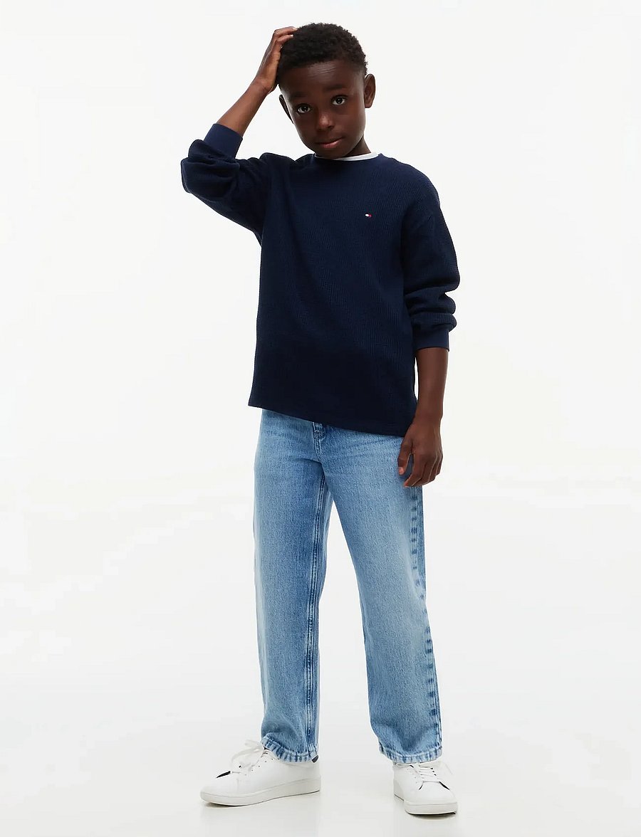 Tommy Hilfiger - ESSENTIAL WAFFLE LS - langärmelig - dark blue - 4