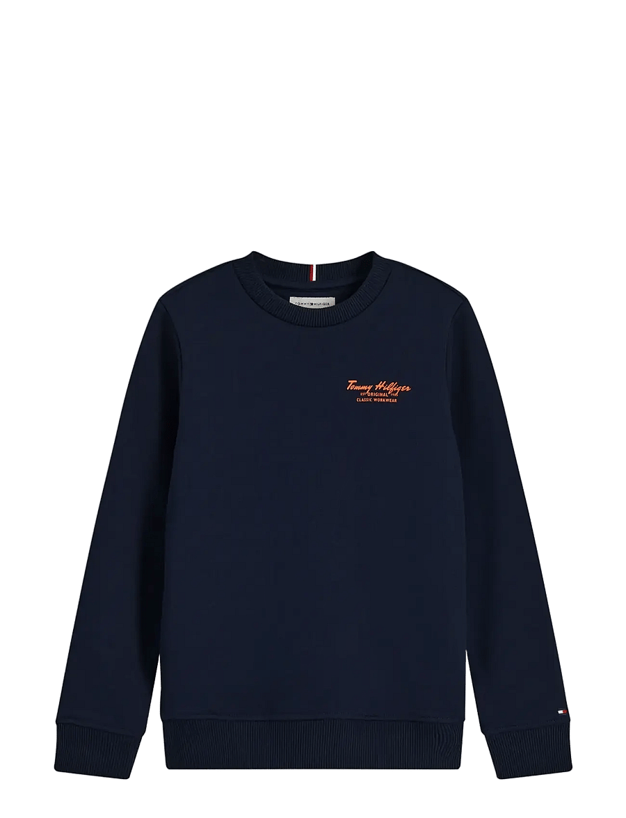 Tommy Hilfiger - ESSENTIAL SIGN OFF CREW - sweatshirts - dark blue - 1