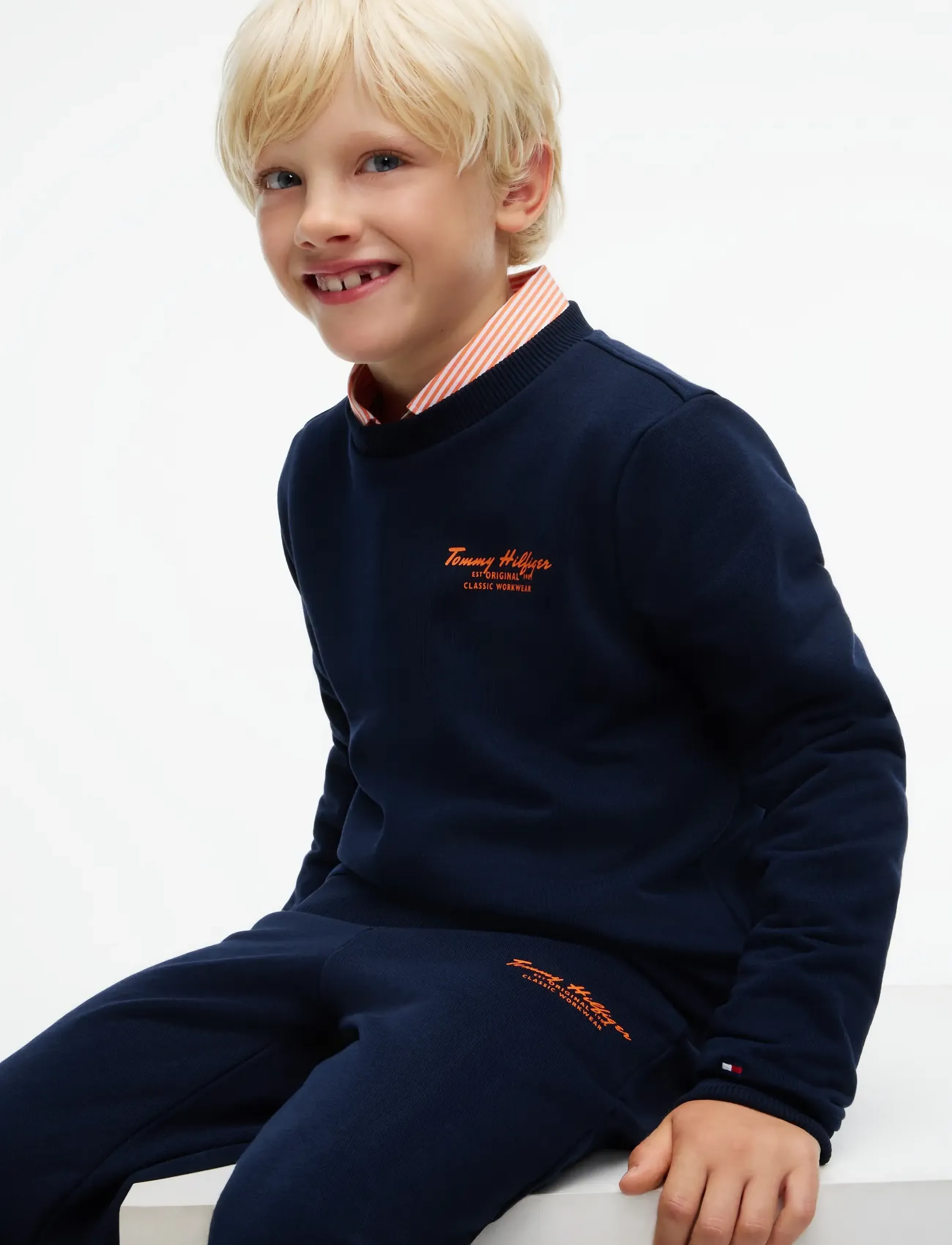 Tommy Hilfiger - ESSENTIAL SIGN OFF CREW - sweatshirts - dark blue - 3