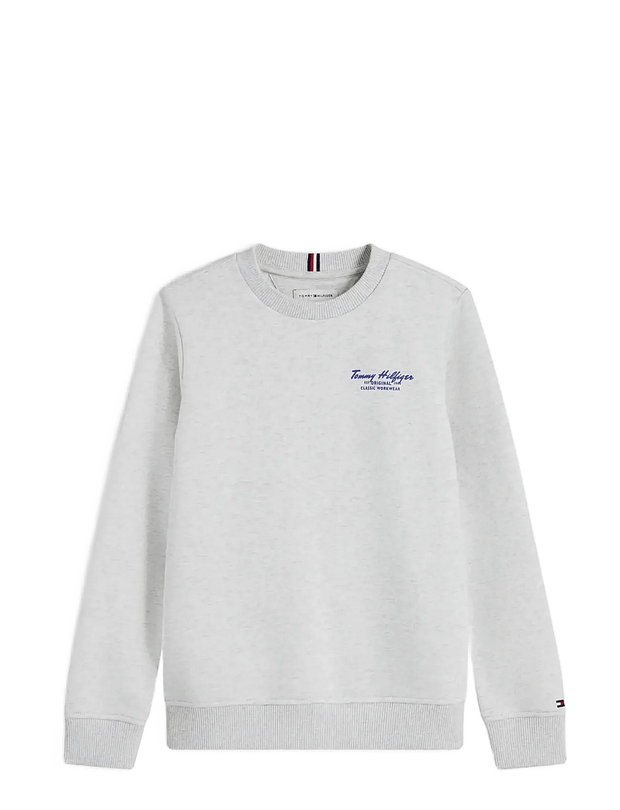 Tommy Hilfiger - ESSENTIAL SIGN OFF CREW - sweatshirts - grey heather - 1