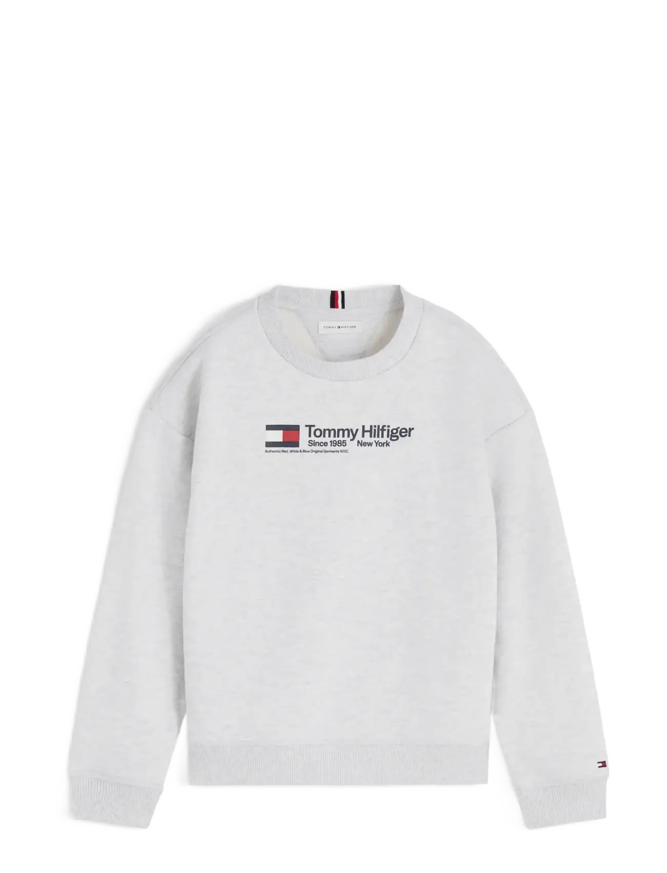 Tommy Hilfiger BRAND LOVE WORDMARK CREW - Sweatshirts & Kapuzenpullover - GREY HEATHER / grey