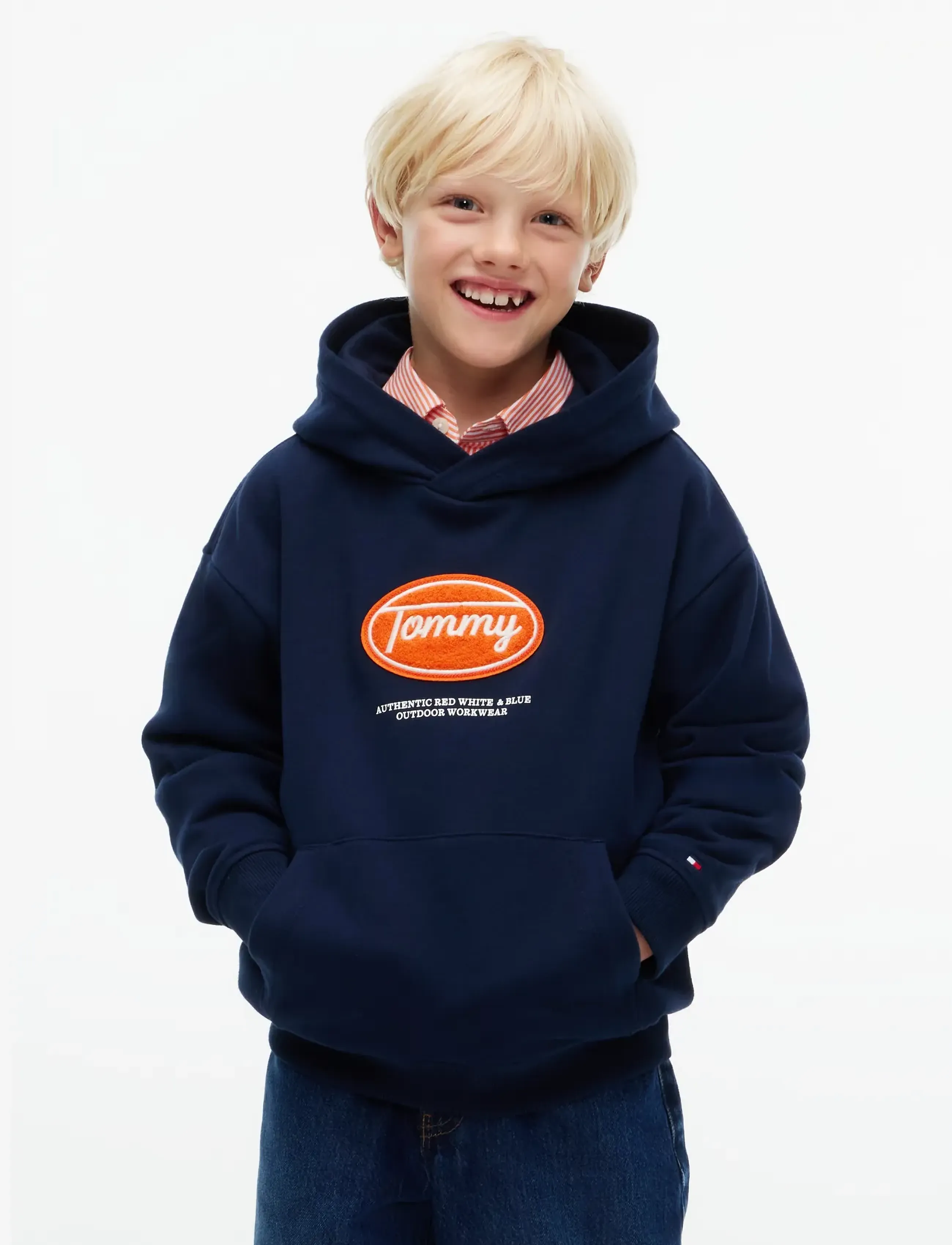Tommy Hilfiger BADGE HOODIE - Sweatshirts & Kapuzenpullover - DARK BLUE / navy