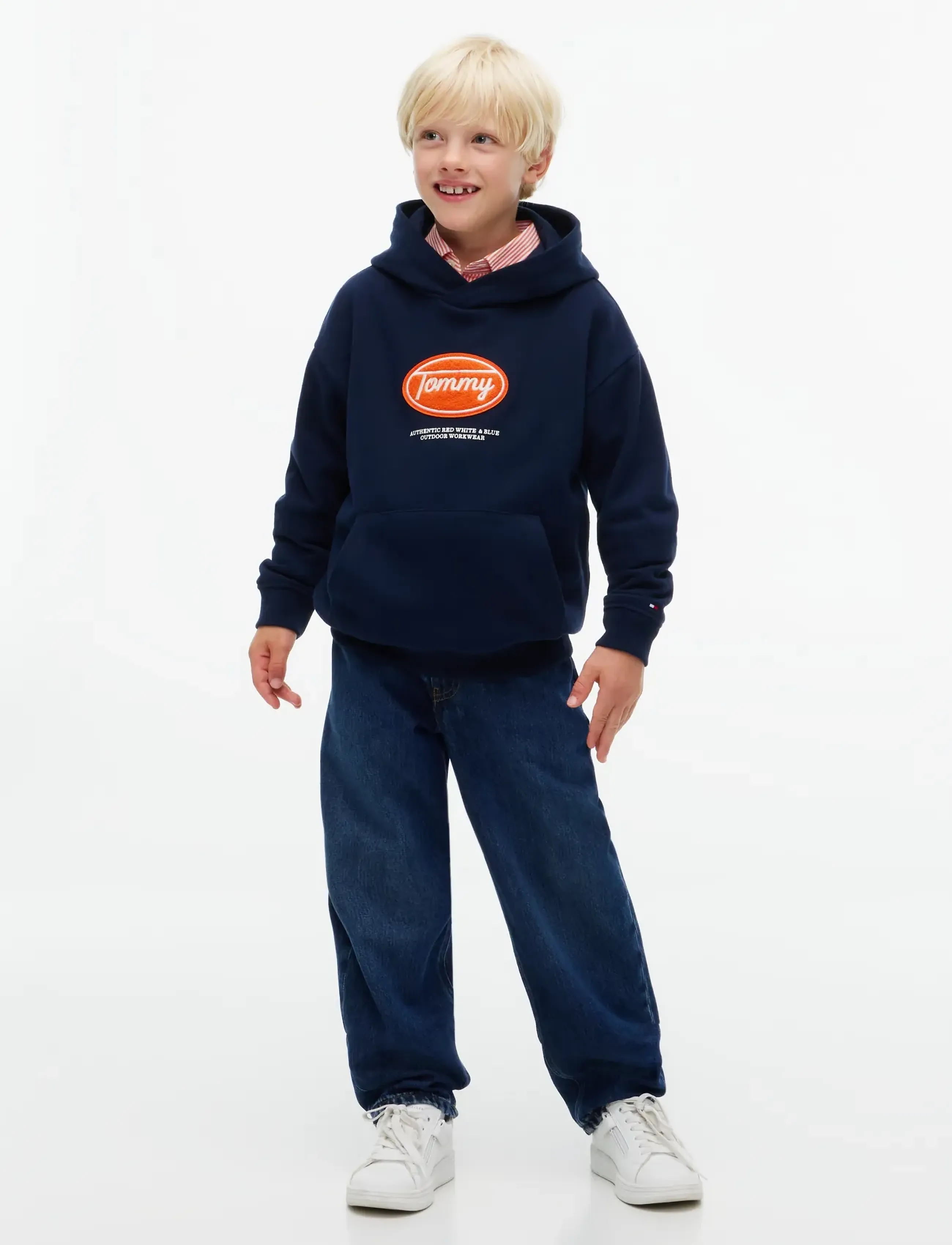 Tommy Hilfiger - BADGE HOODIE - dark blue - 4