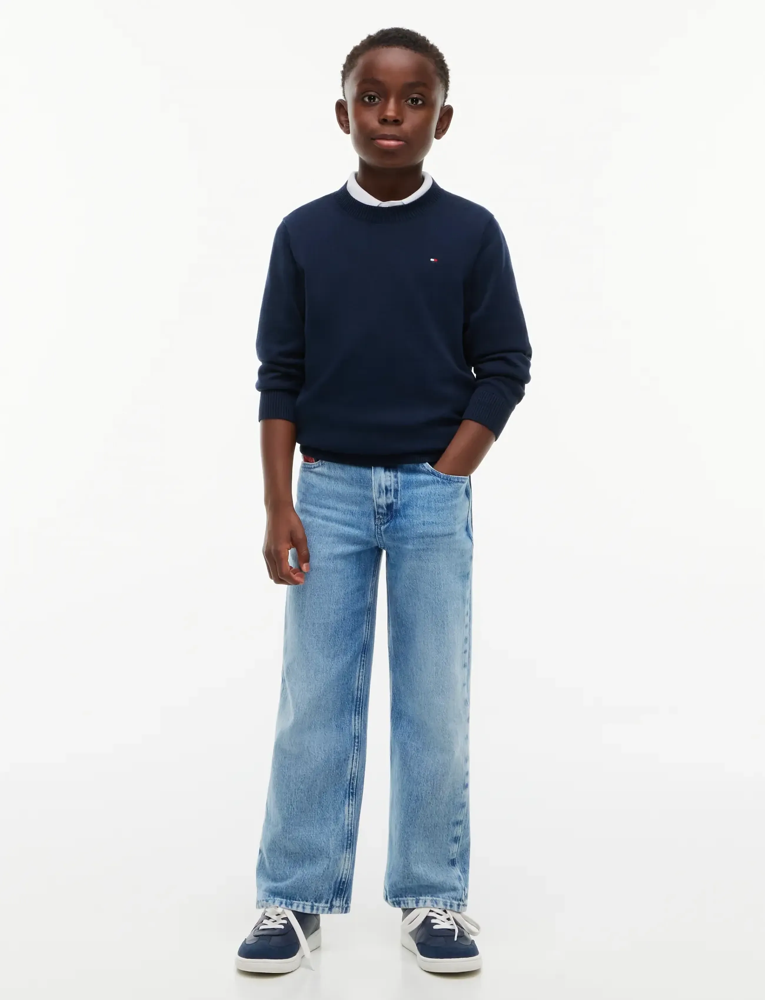 Tommy Hilfiger - ESSENTIAL LIGHT SWEATER - trøjer - dark blue - 4