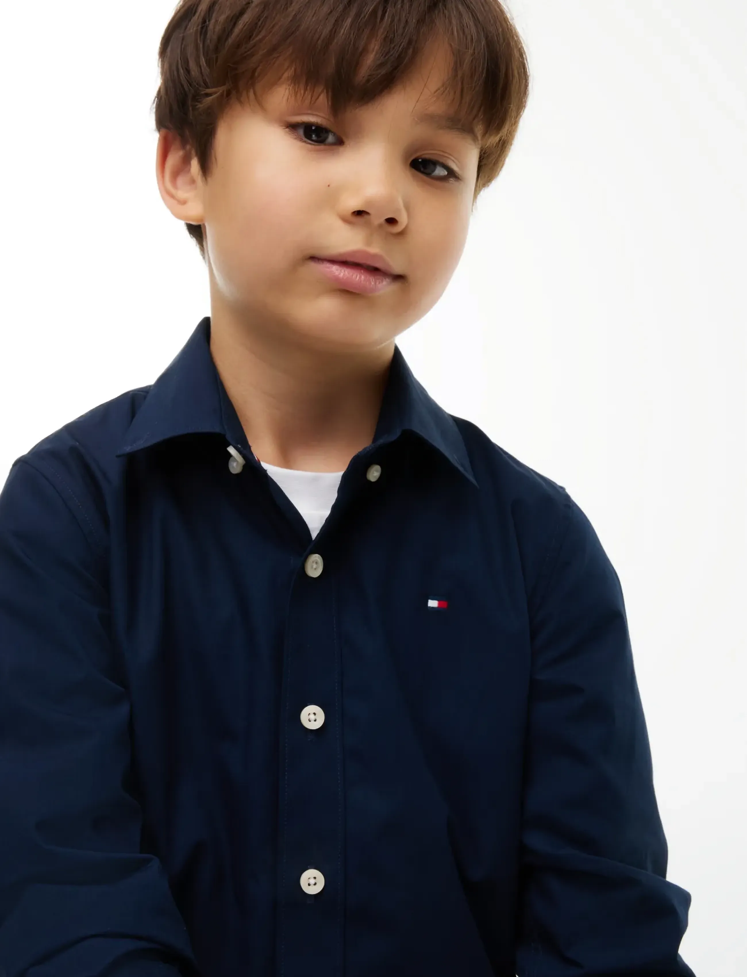 Tommy Hilfiger - NON IRON SHIRT - langärmlige hemden - dark blue - 3
