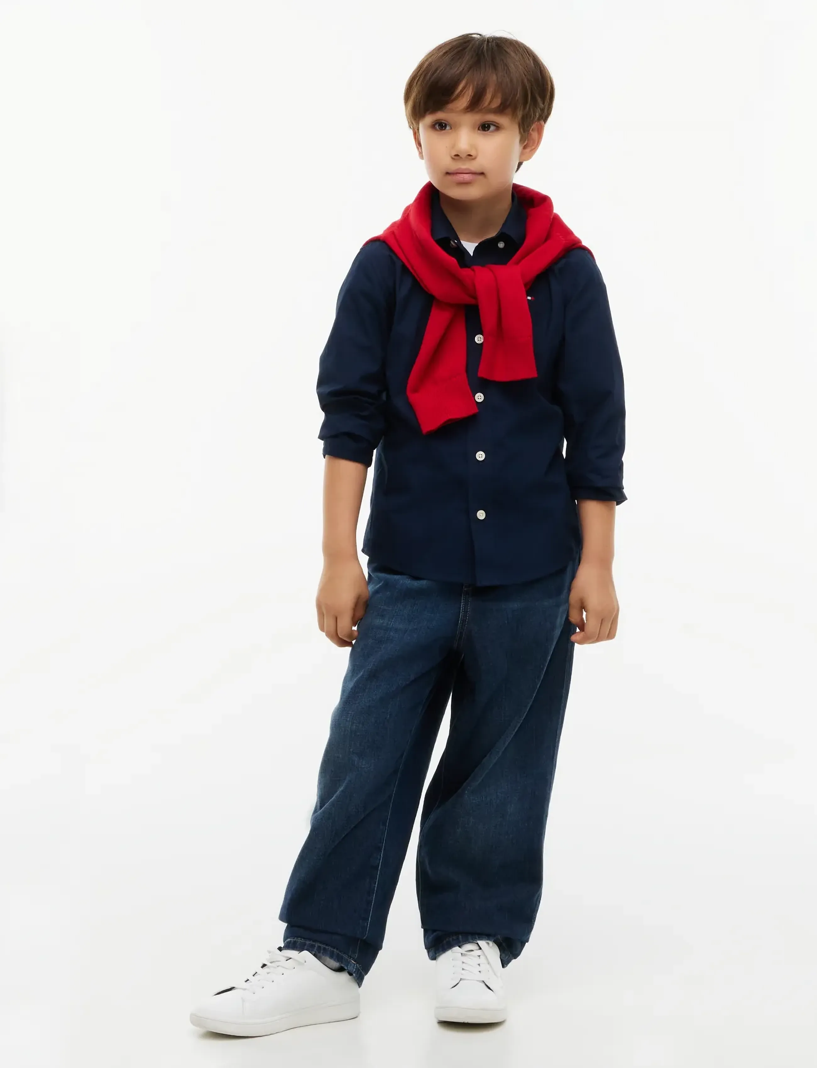 Tommy Hilfiger - NON IRON SHIRT - langärmlige hemden - dark blue - 4