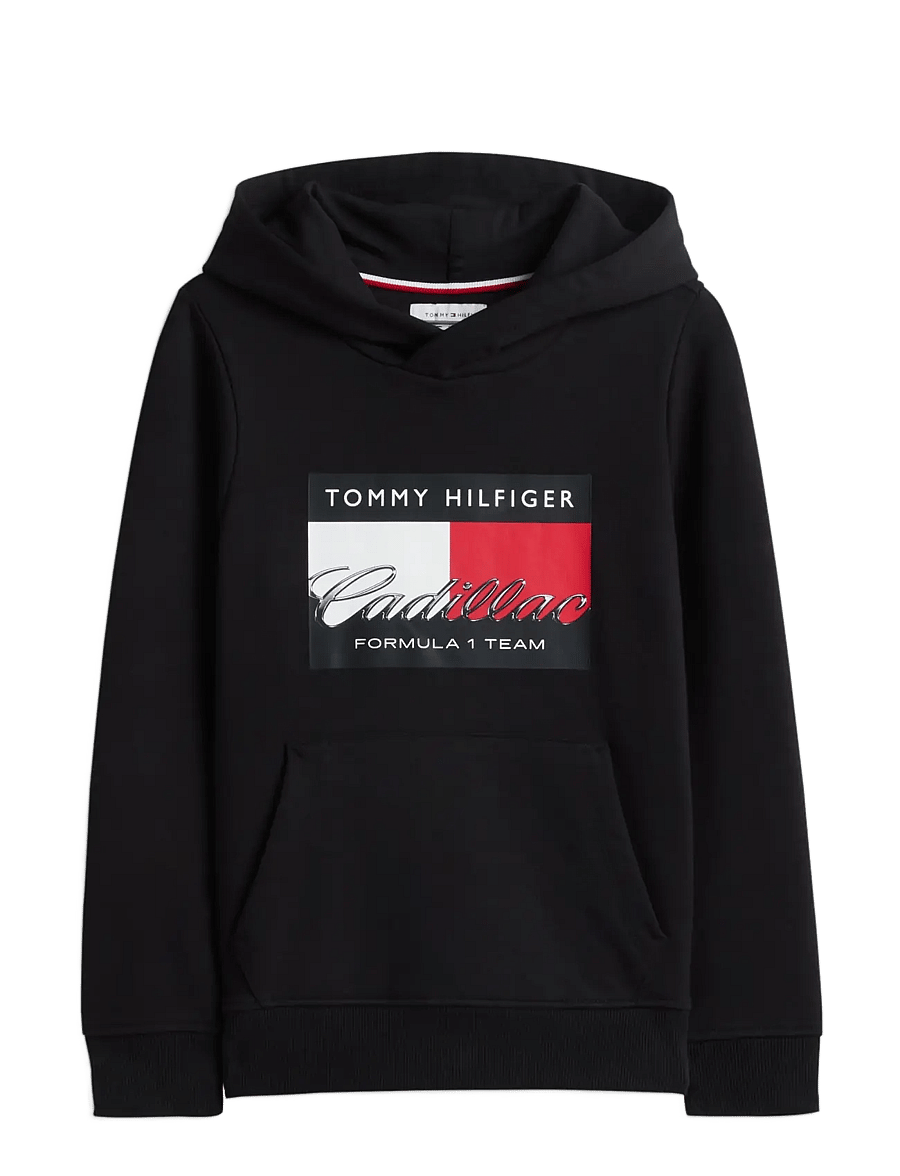 Tommy Hilfiger - TH X CF1 GRAPHIC FLAG HOODIE - kapuutsiga pusad - black - 1