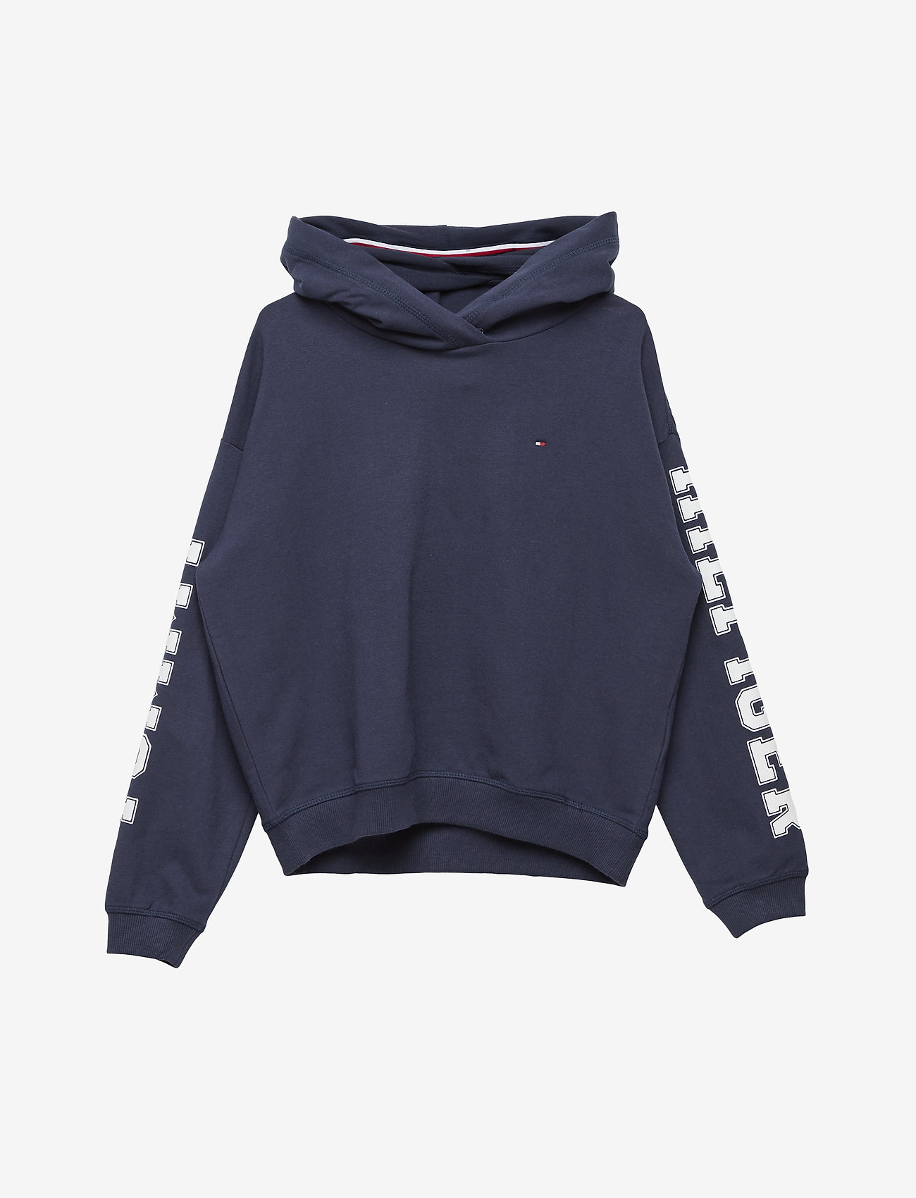Tommy Hilfiger - ESSENTIAL BRANDED SLEEVES HOODIE - black iris - 0