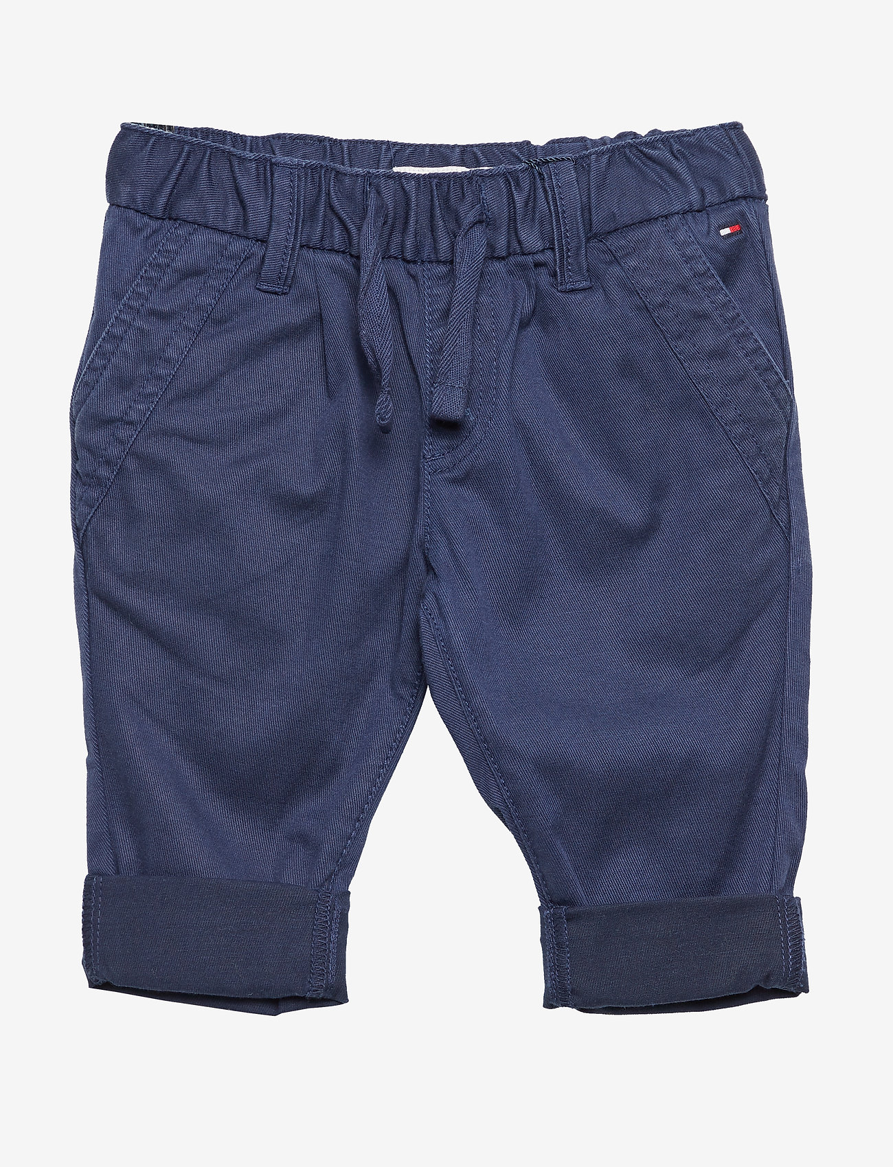 Tommy Hilfiger - DRAPE TENCEL PANT DR - black iris - 0