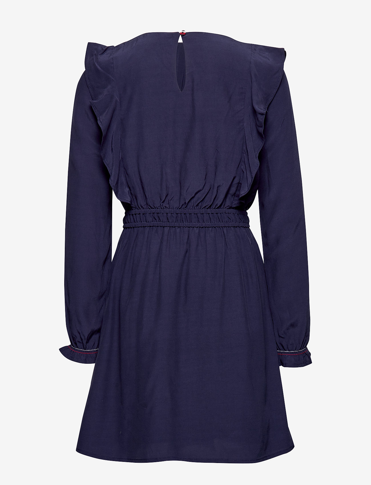 Tommy Hilfiger - RUFFLE DETAIL DRESS, - black iris - 1
