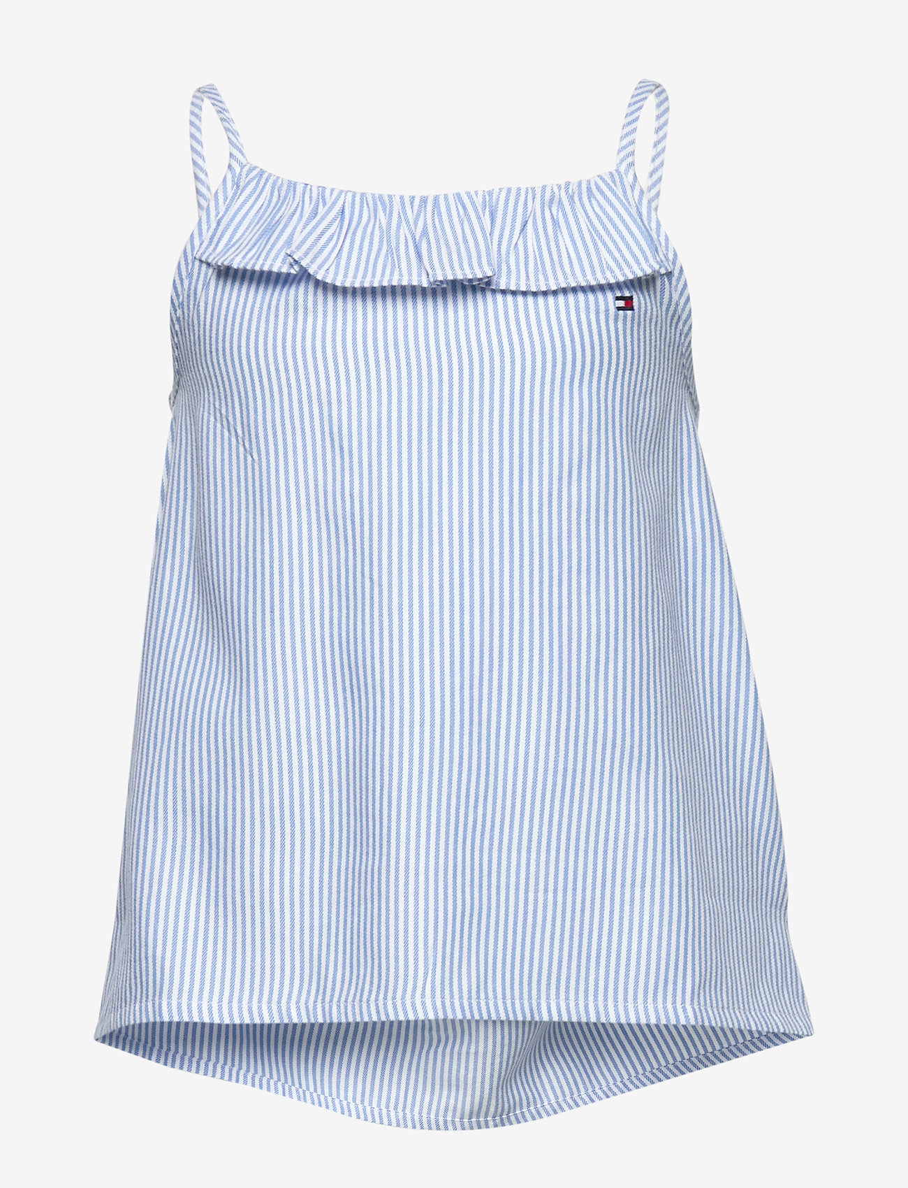 Tommy Hilfiger - ITHACA STRIPE TOP SLVLS - white/ calm blue - 0