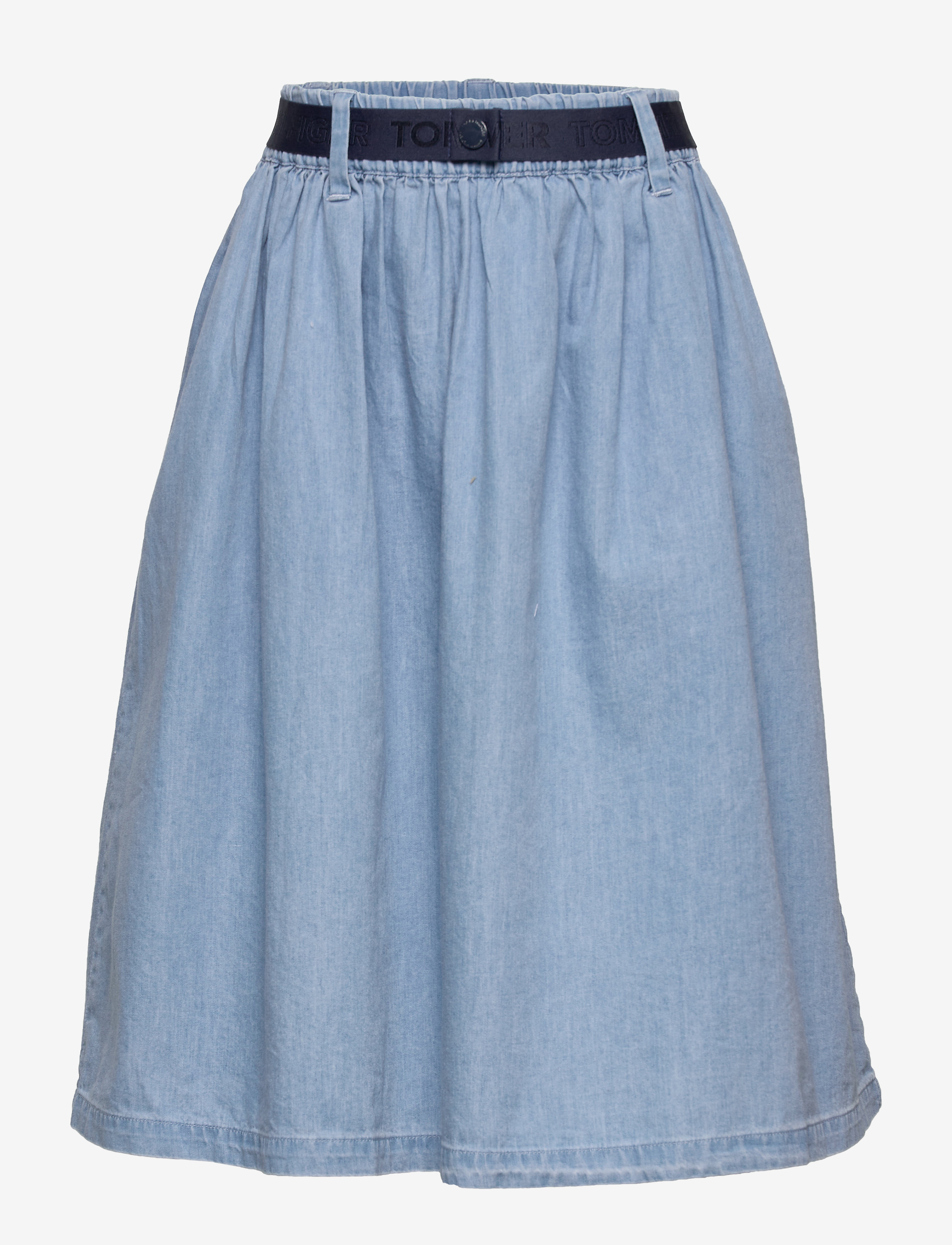 Tommy Hilfiger - LIGHTWEIGHT DENIM MIDI SKIRT - denim light 01 - 0