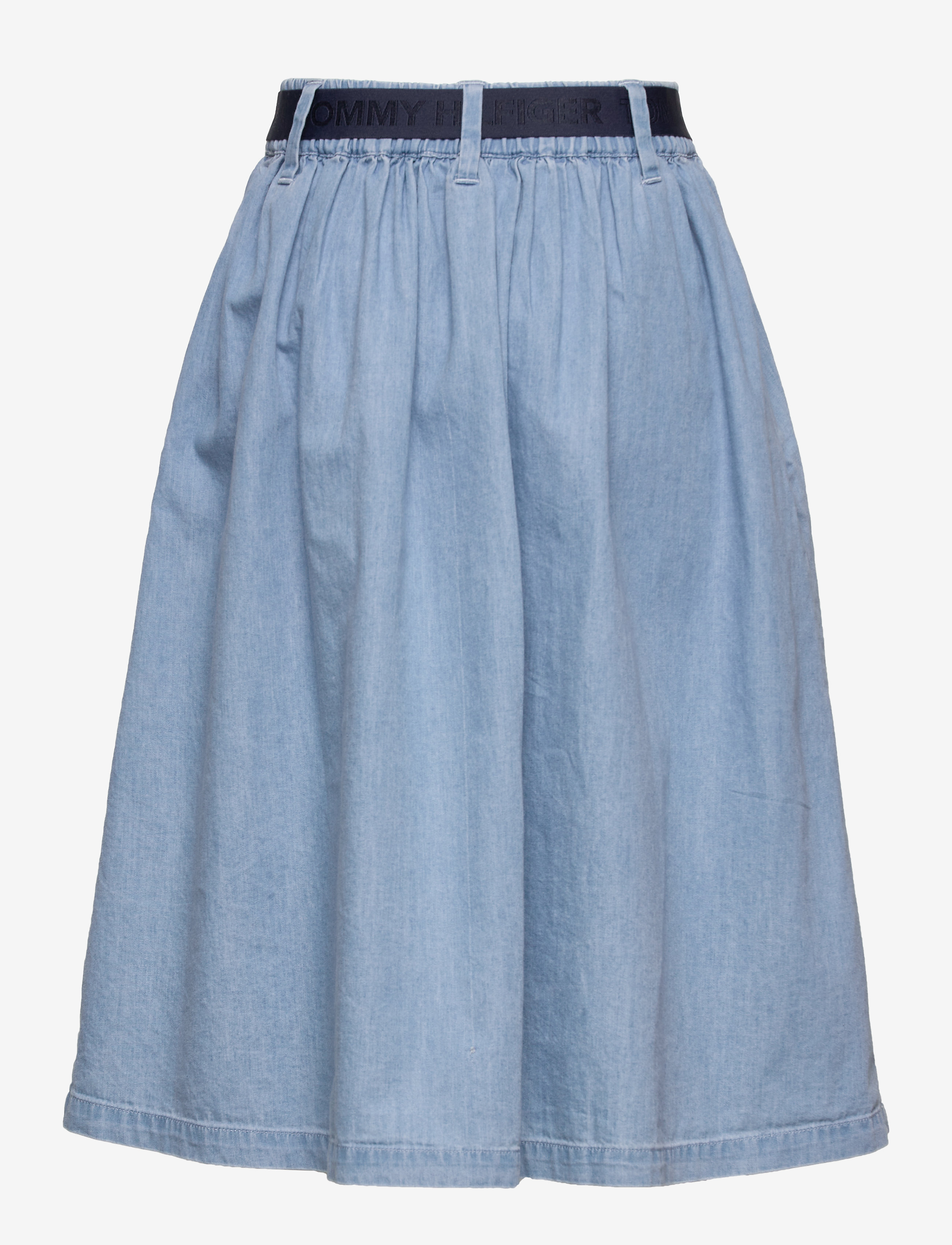 Tommy Hilfiger - LIGHTWEIGHT DENIM MIDI SKIRT - denim light 01 - 1